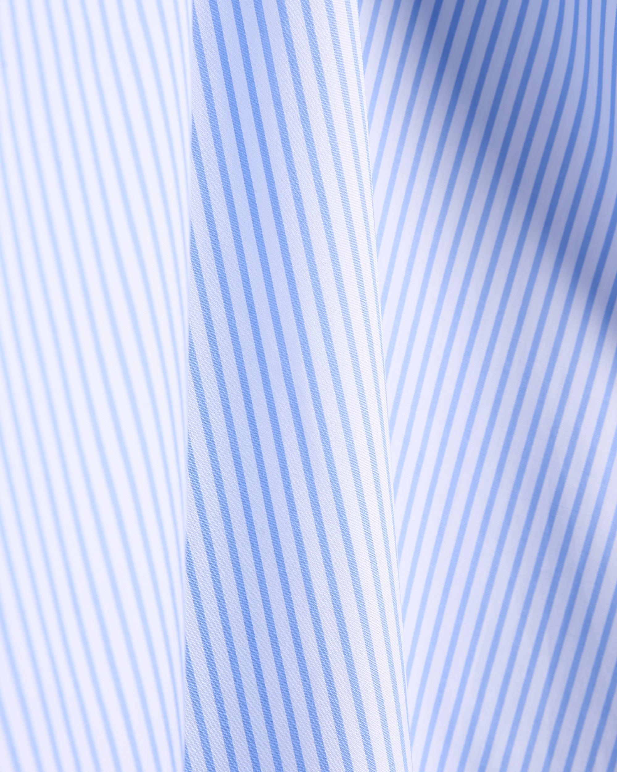 Shirts Maison Kitsuné Handwriting Patchwork Striped Relaxed Men's Shirt - PM00422WC5074-P410