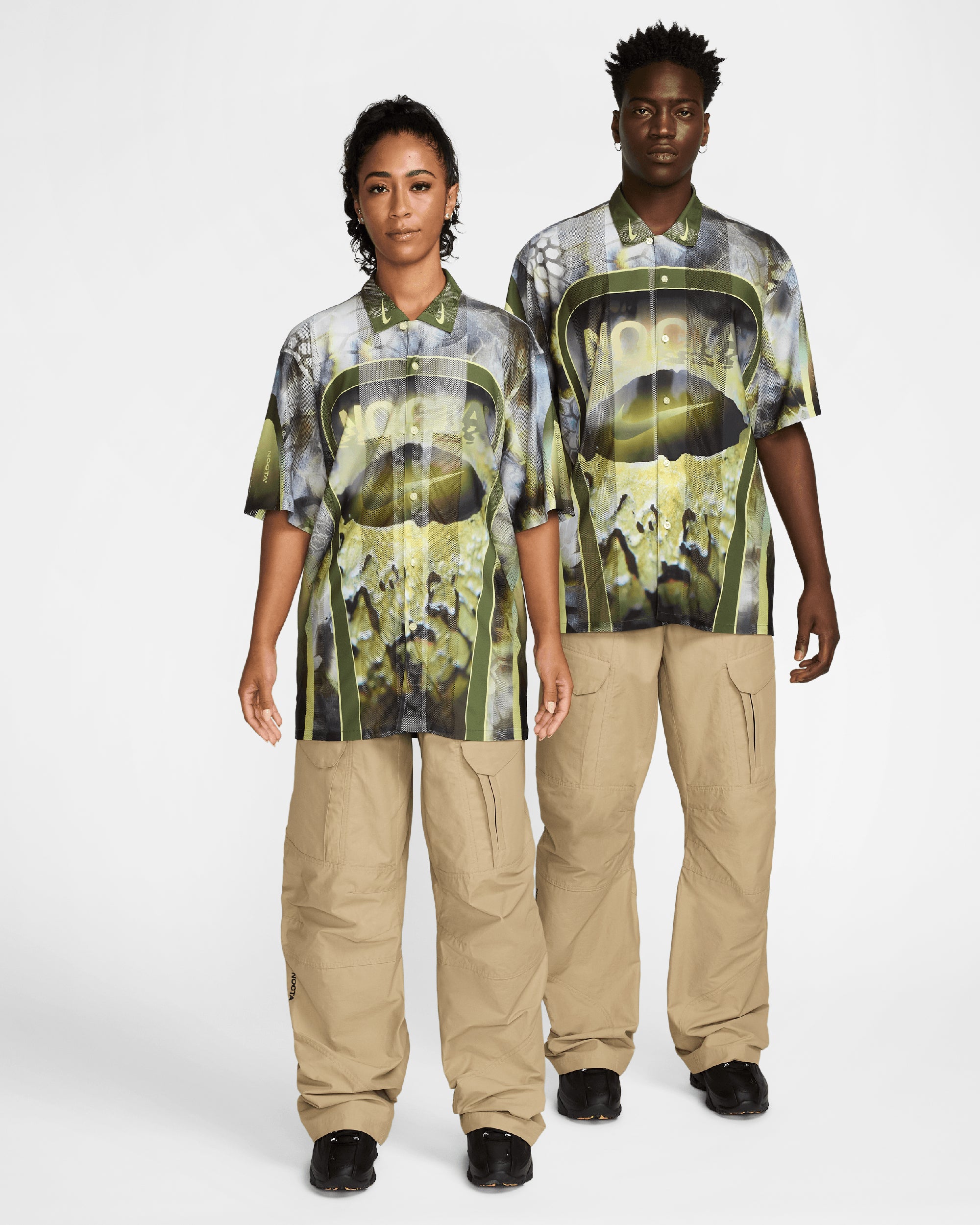 Shirts Nike x Drake NOCTA Opal Graphic Short-Sleeved Relaxed Men's Shirt - FV1939-378