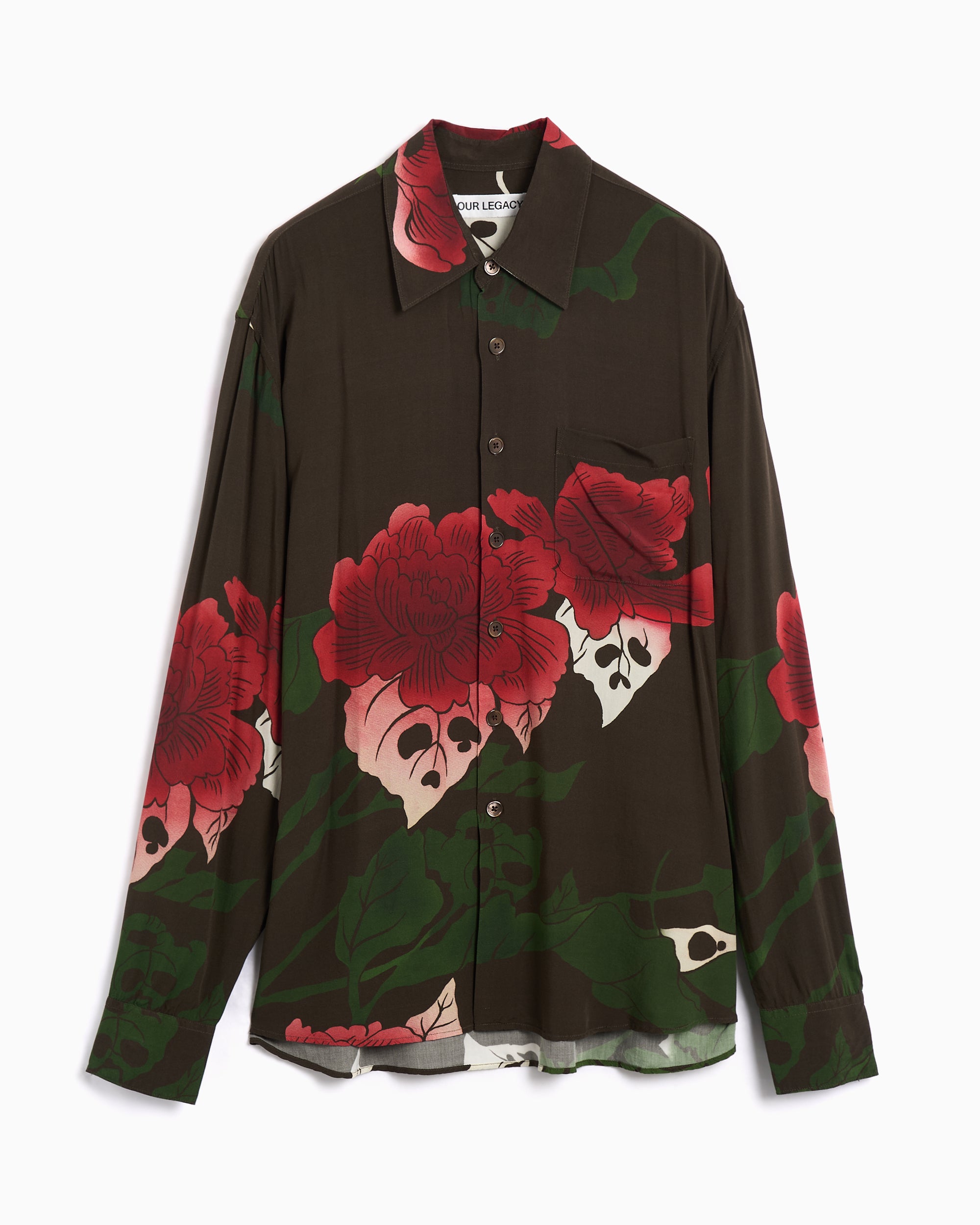 Shirts Our Legacy Above Floral Relaxed Men's Shirt - M4252AH