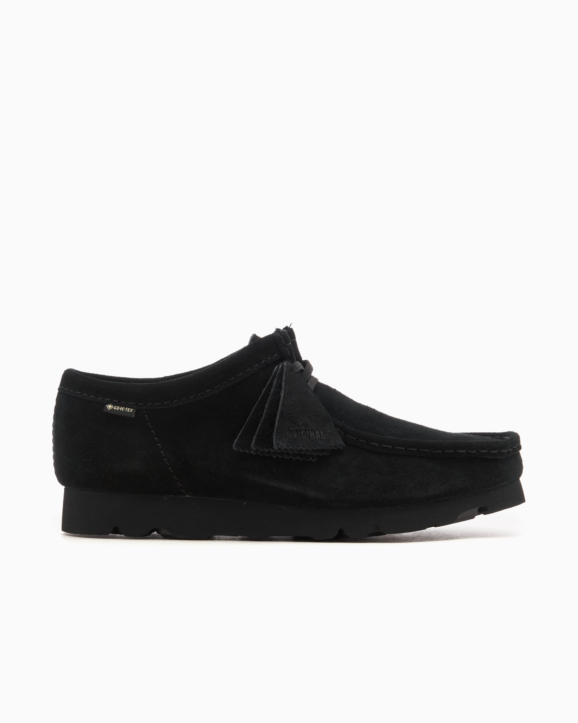 Clarks WALLABEE GORE-TEX BLACK スウェード 7.5 Clarks Wallabee Gore-Tex Vibram