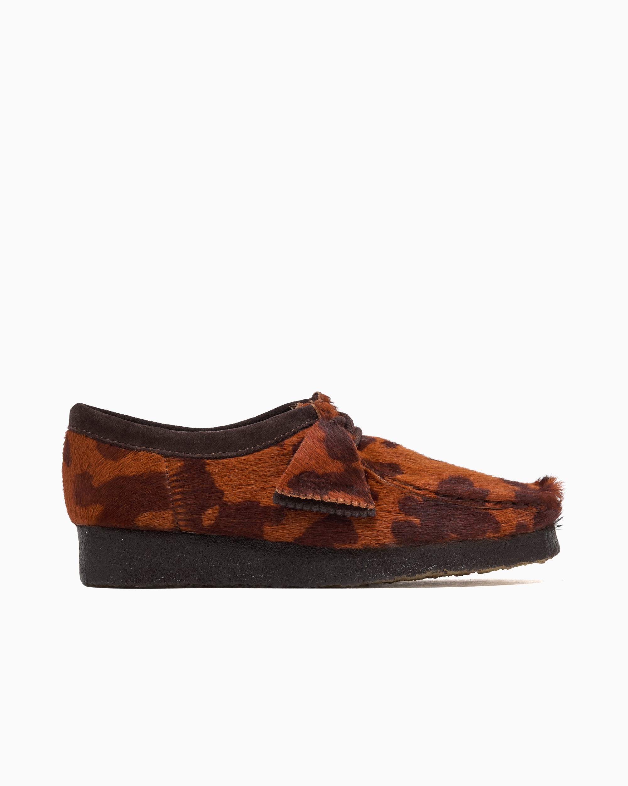Sapatos Clarks Wallabee Hair On Cow Print para mulher