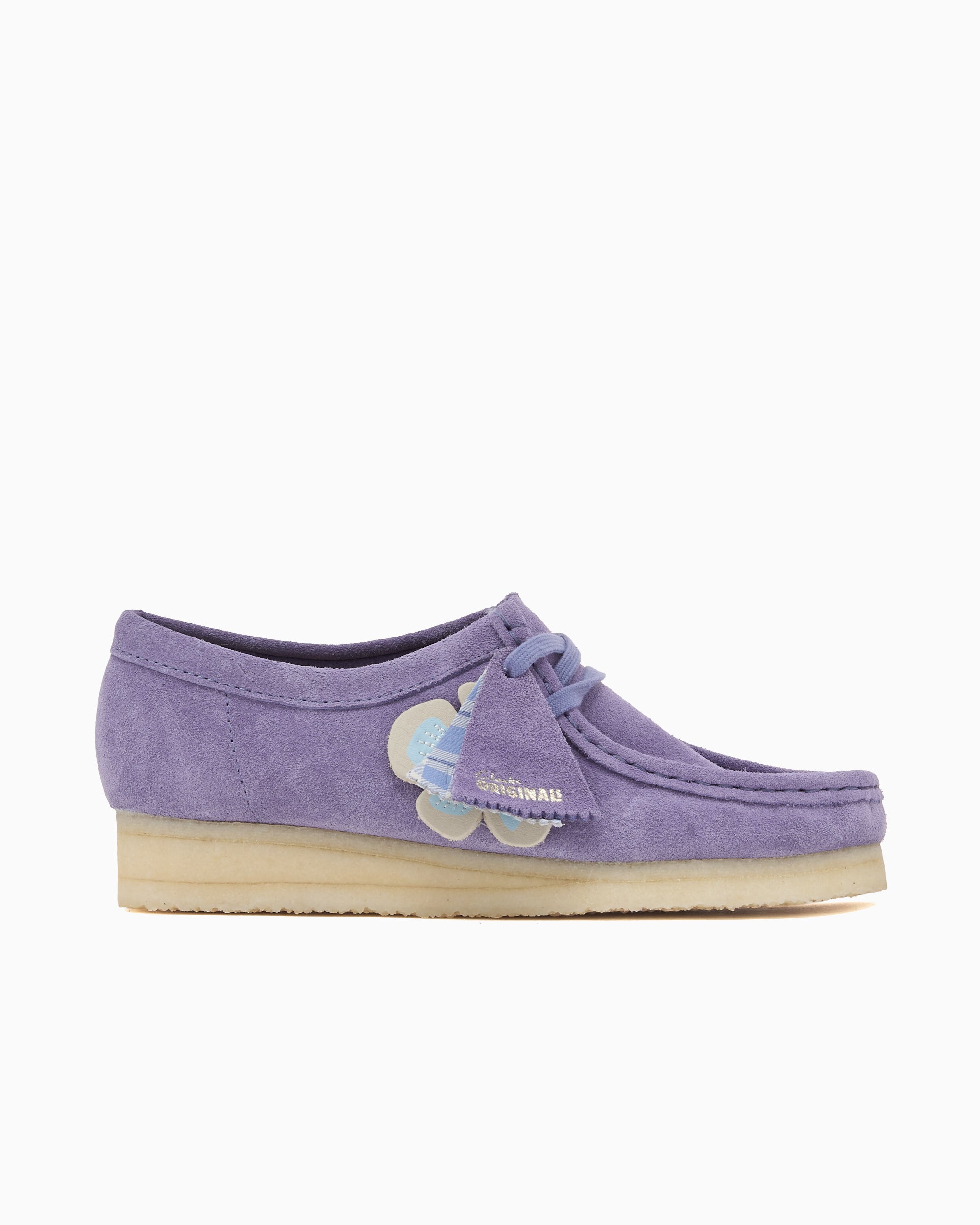Shoes Clarks Wallabee Purple Interest Women's Shoes - 26186542