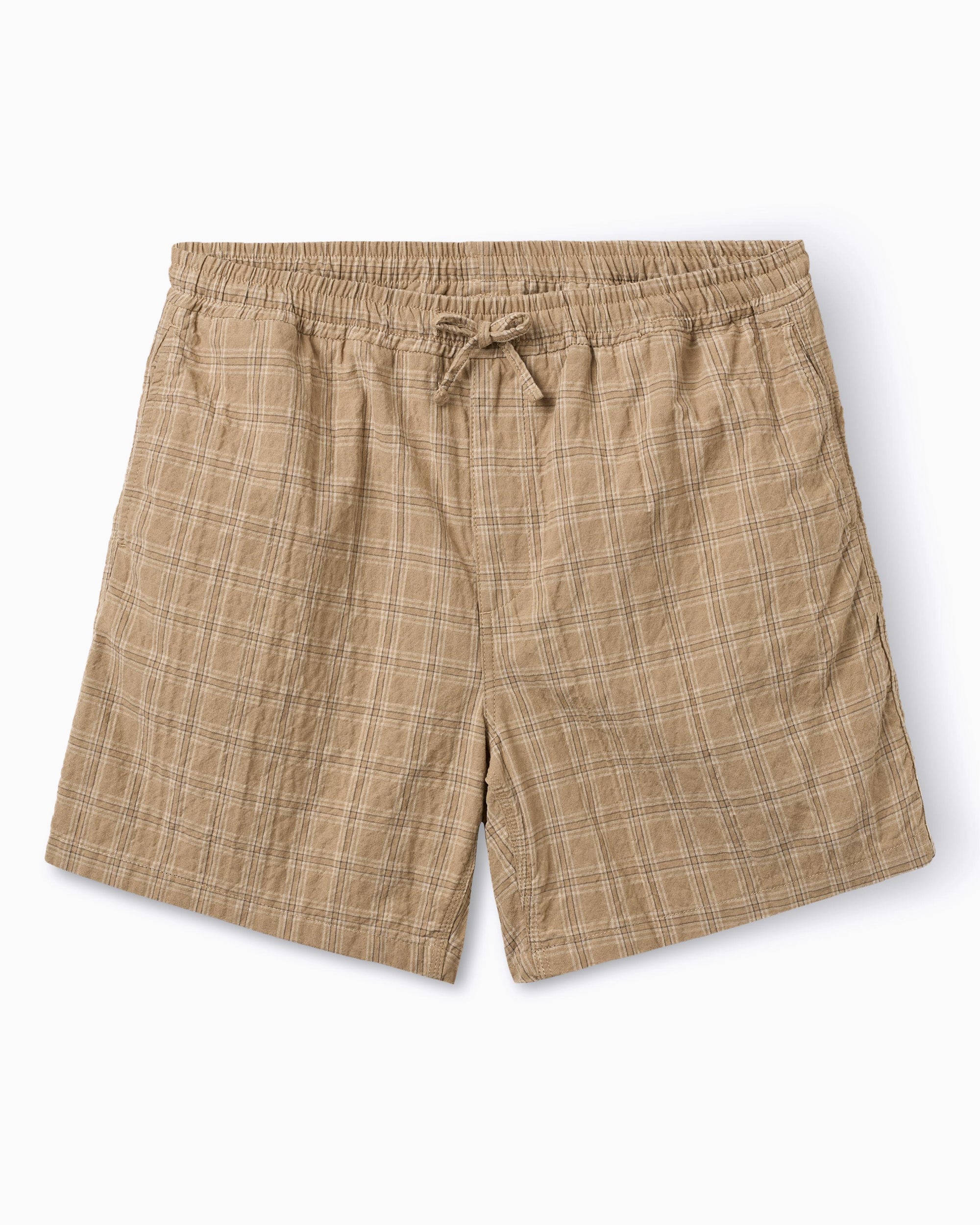 Shorts forét Shift Textured Relaxed Men's Shorts - F1042-KHAKICHECK