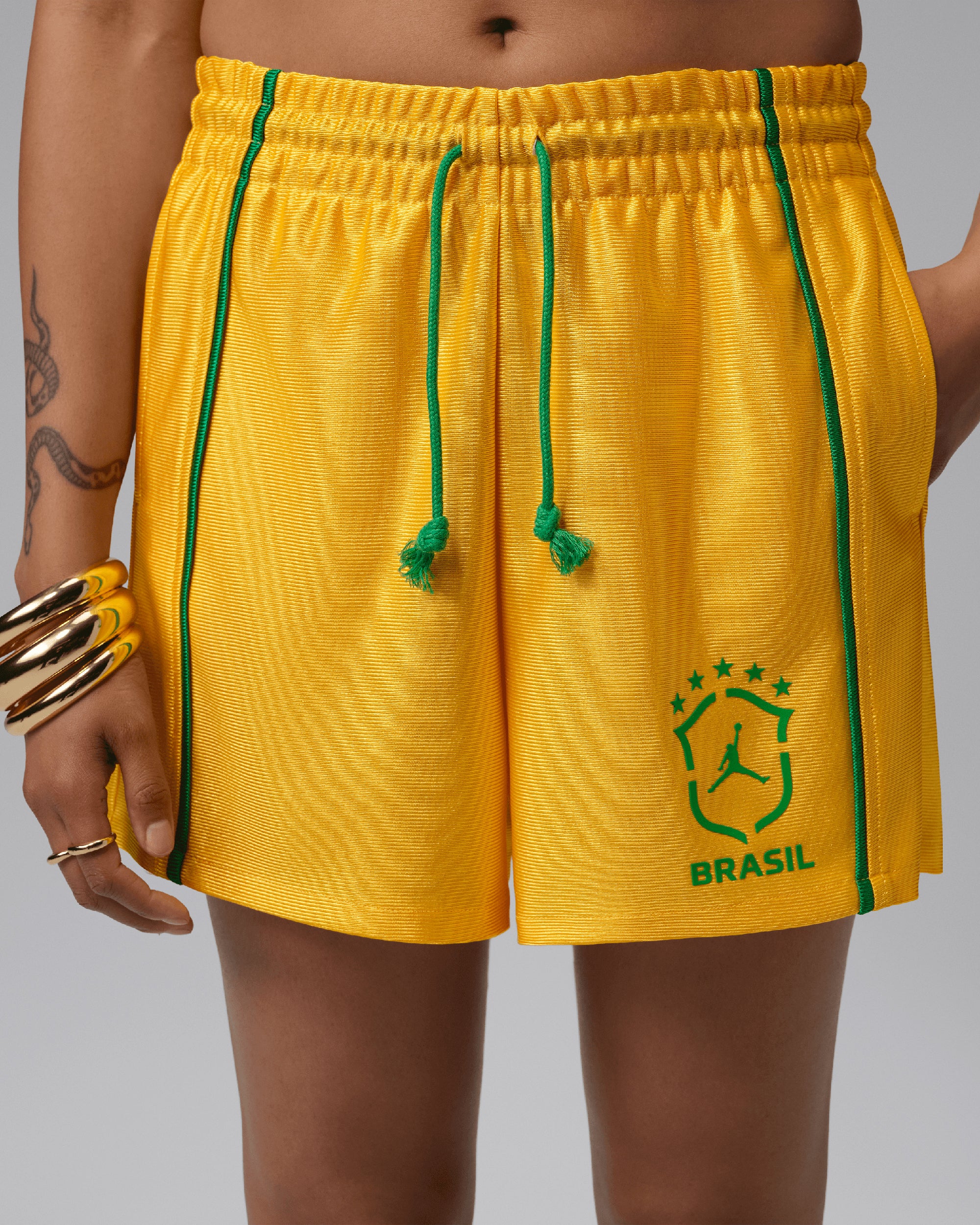 Shorts Jordan Brooklyn Brasil Logo Women's Shorts - IO2456-741