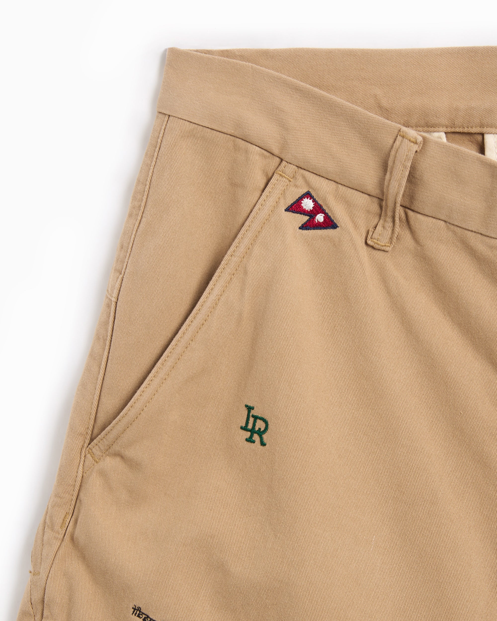 Shorts Liberaiders® Liberaiders® Lr Men's Embroidery Shorts Men's Shorts - 708022401-BEIGE