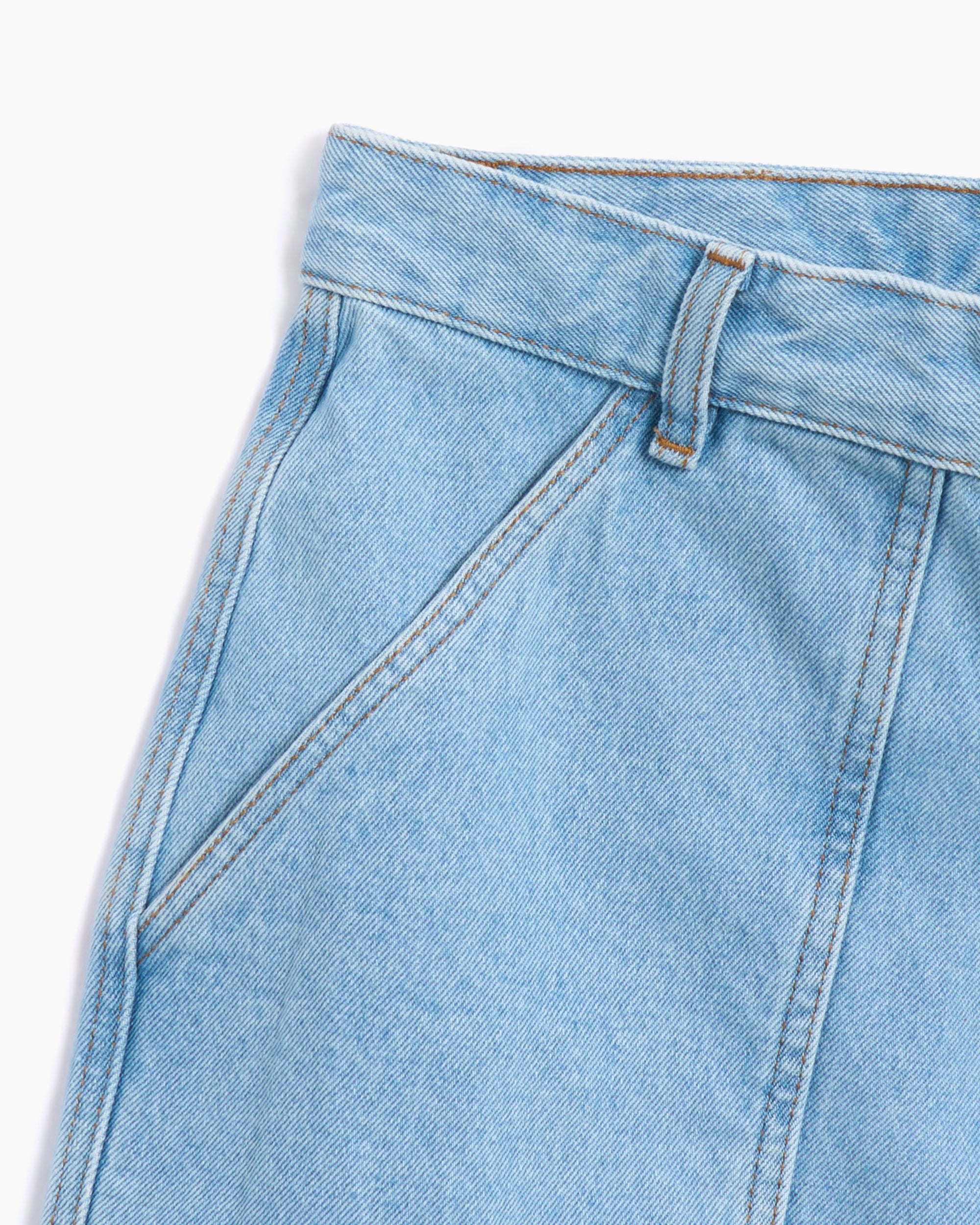 Shorts Maison Kitsuné Maison Kitsuné Workwear Men's Denim Shorts Men's Shorts - OM01403WD4009-0203