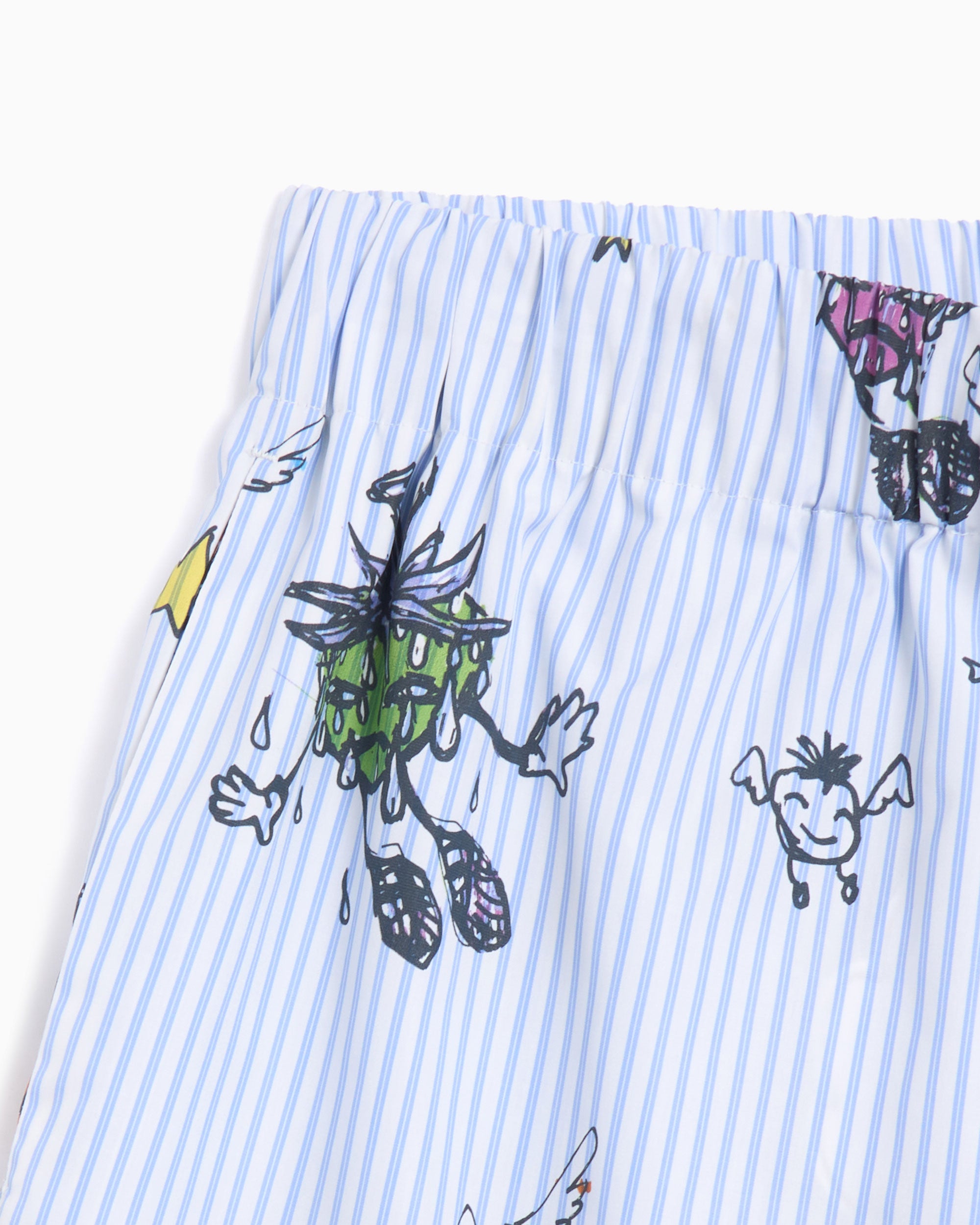 Shorts Sky High Farm Workwear Strawbabies Unisex Shorts Relaxed Unisex Shorts - SHF07P012-1