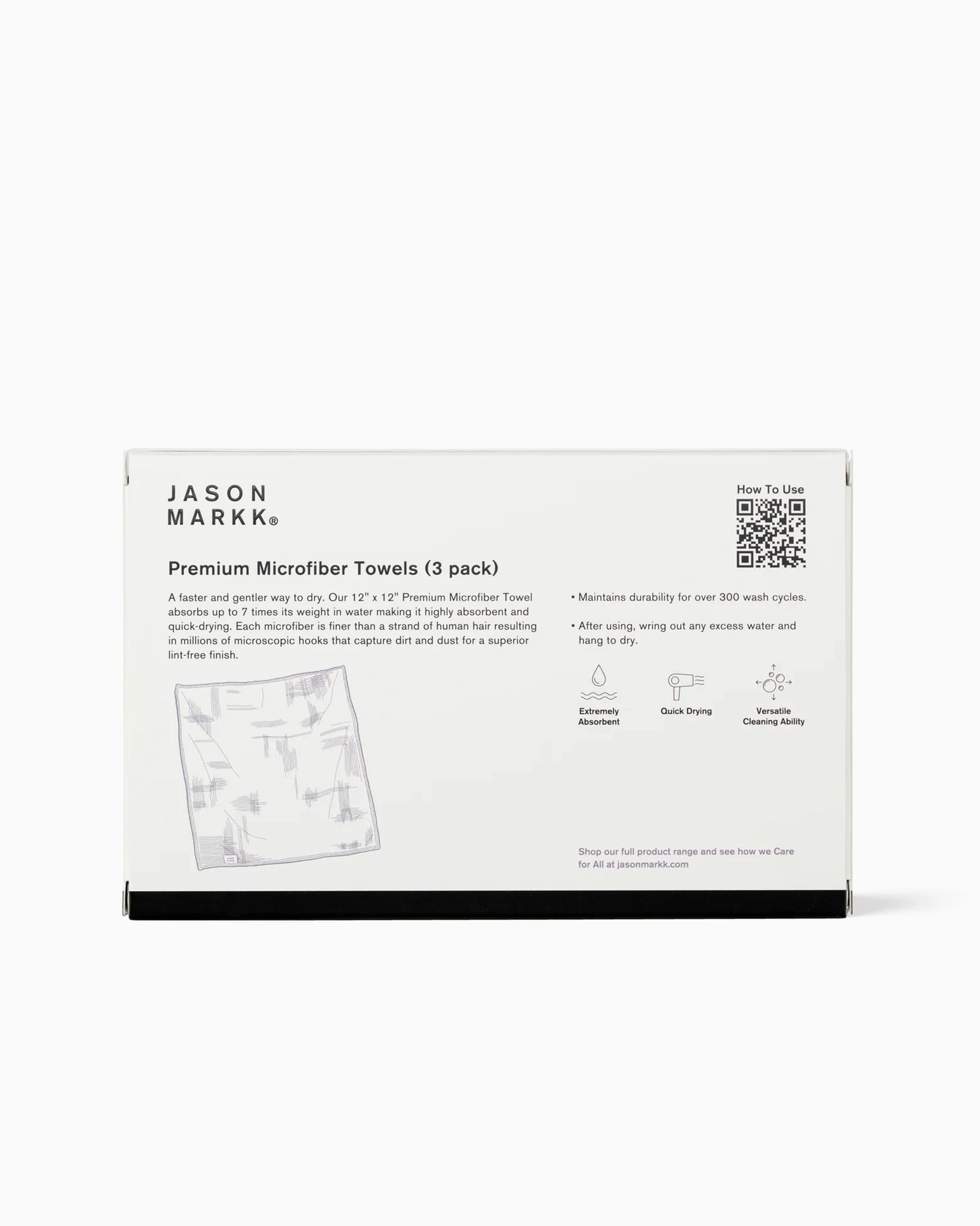 Sneaker care Jason Markk Premium Microfiber Towel (3 Pack) - JM210210