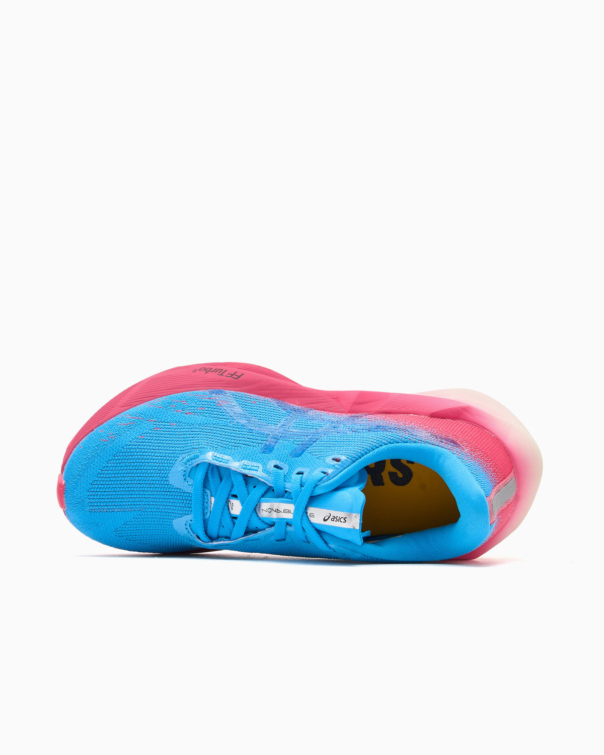 Sneakers ASICS x Distance Novablast 6 "Digital Aqua" - 1013A263-400