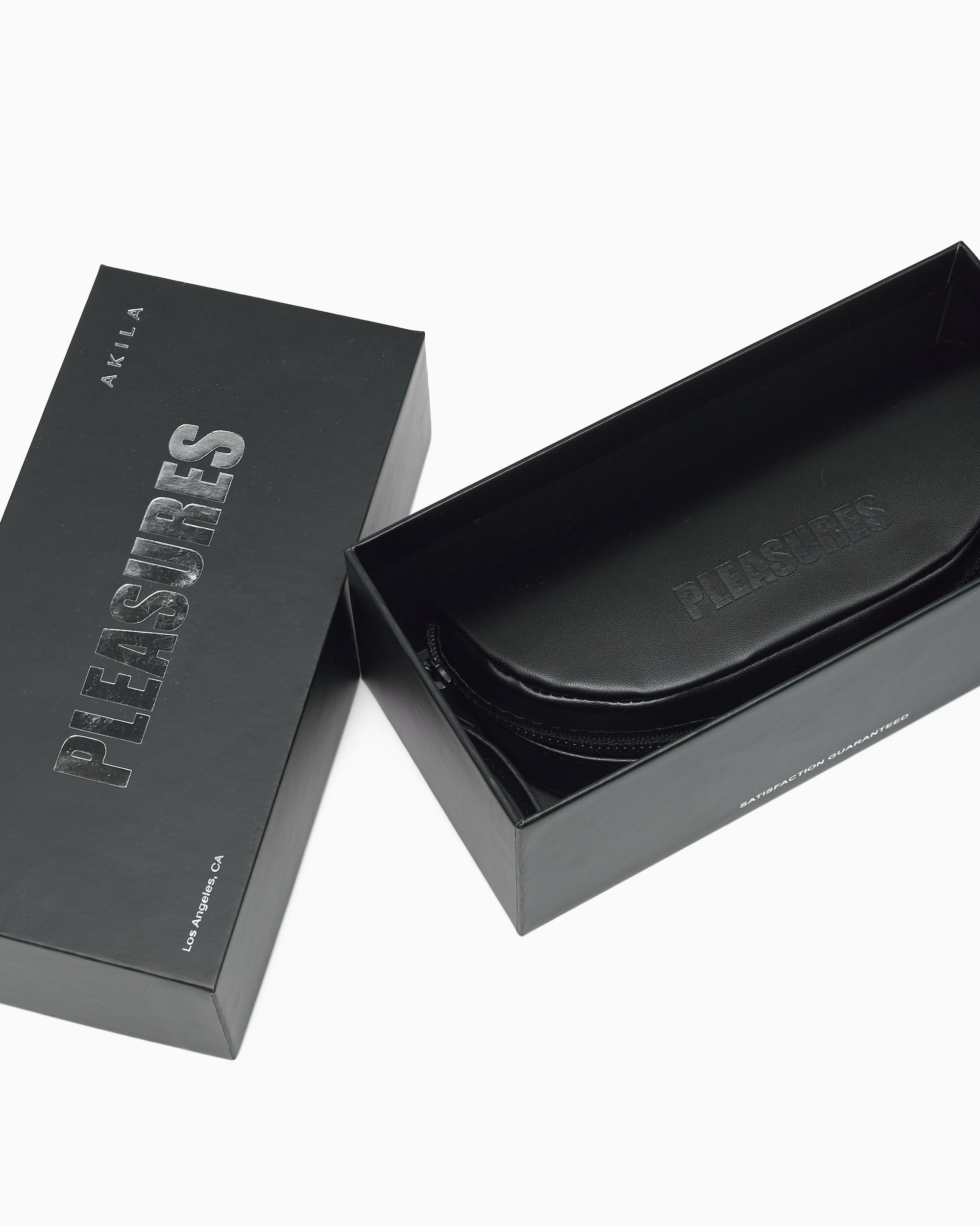 Sunglasses Pleasures Bona Wrap Unisex Sunglasses - P25SU042-BLACK