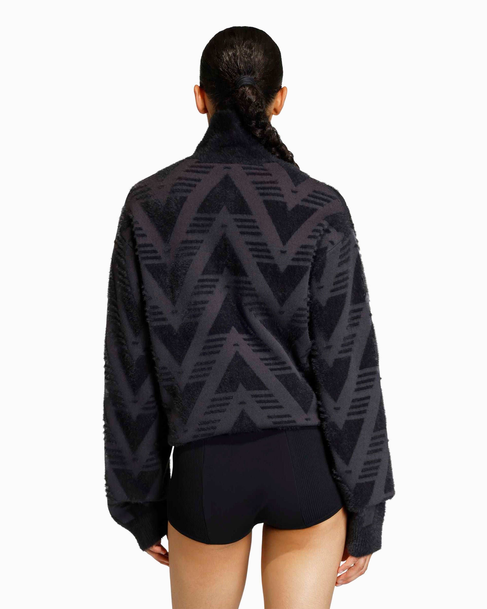 Sweaters adidas Originals Knitted Half-Zipped Relaxed Women's Sweater - KD2427