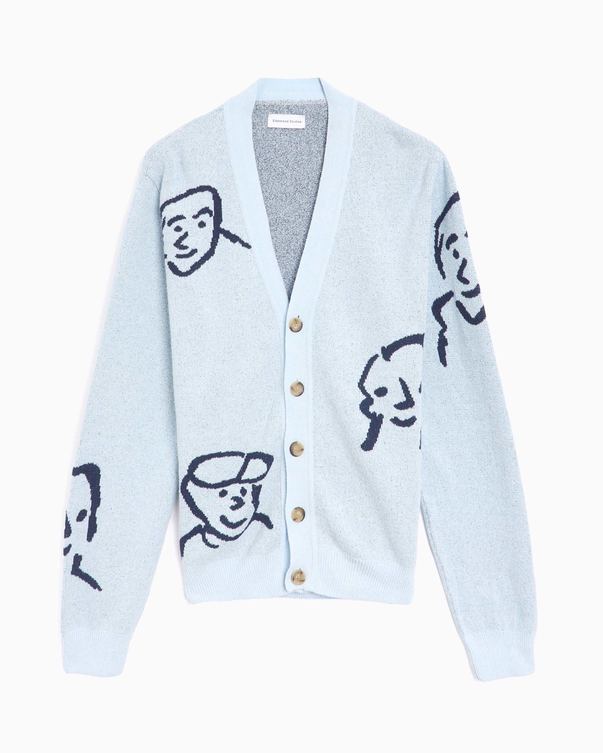 Sweaters Edmmond Studios Men's Knit Cardigan Relaxed Men's Sweater - 125-60-02500