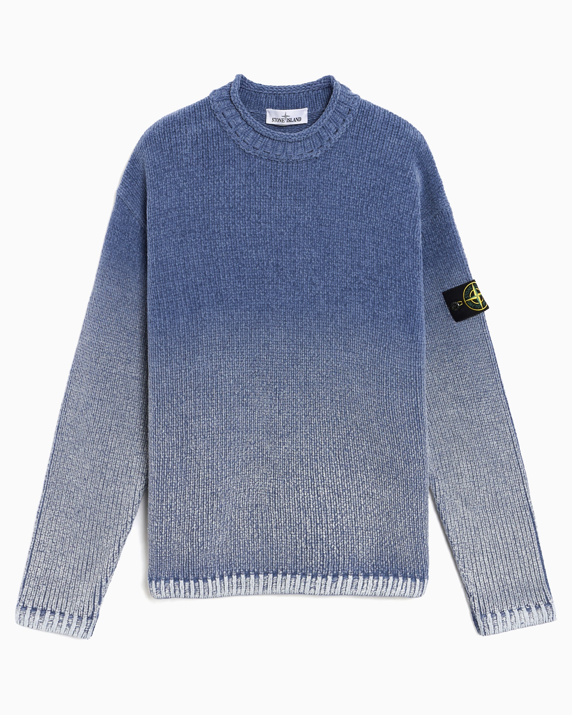 STONE  MAGLIA KNIT セーター Camisola Oversize Stone Island Chenille Degradé para homem