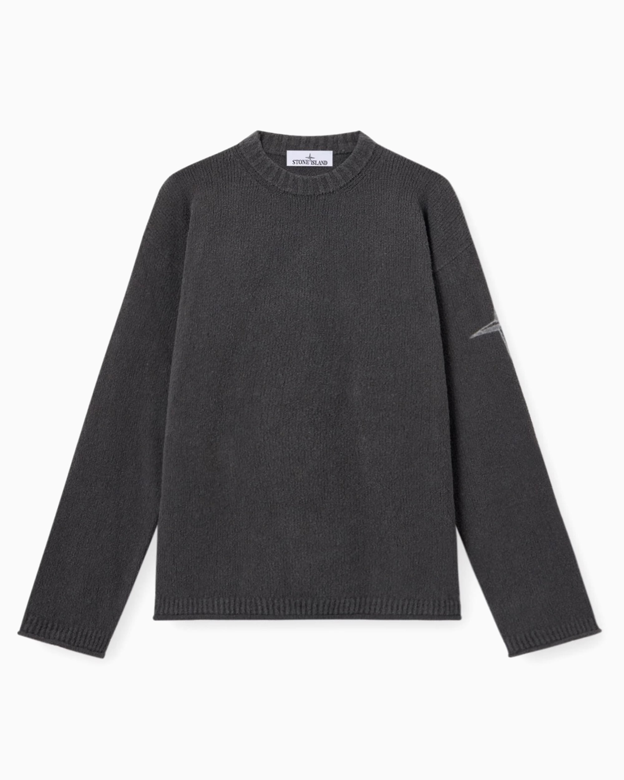 Camisola bordado Relaxed Stone Island para homem