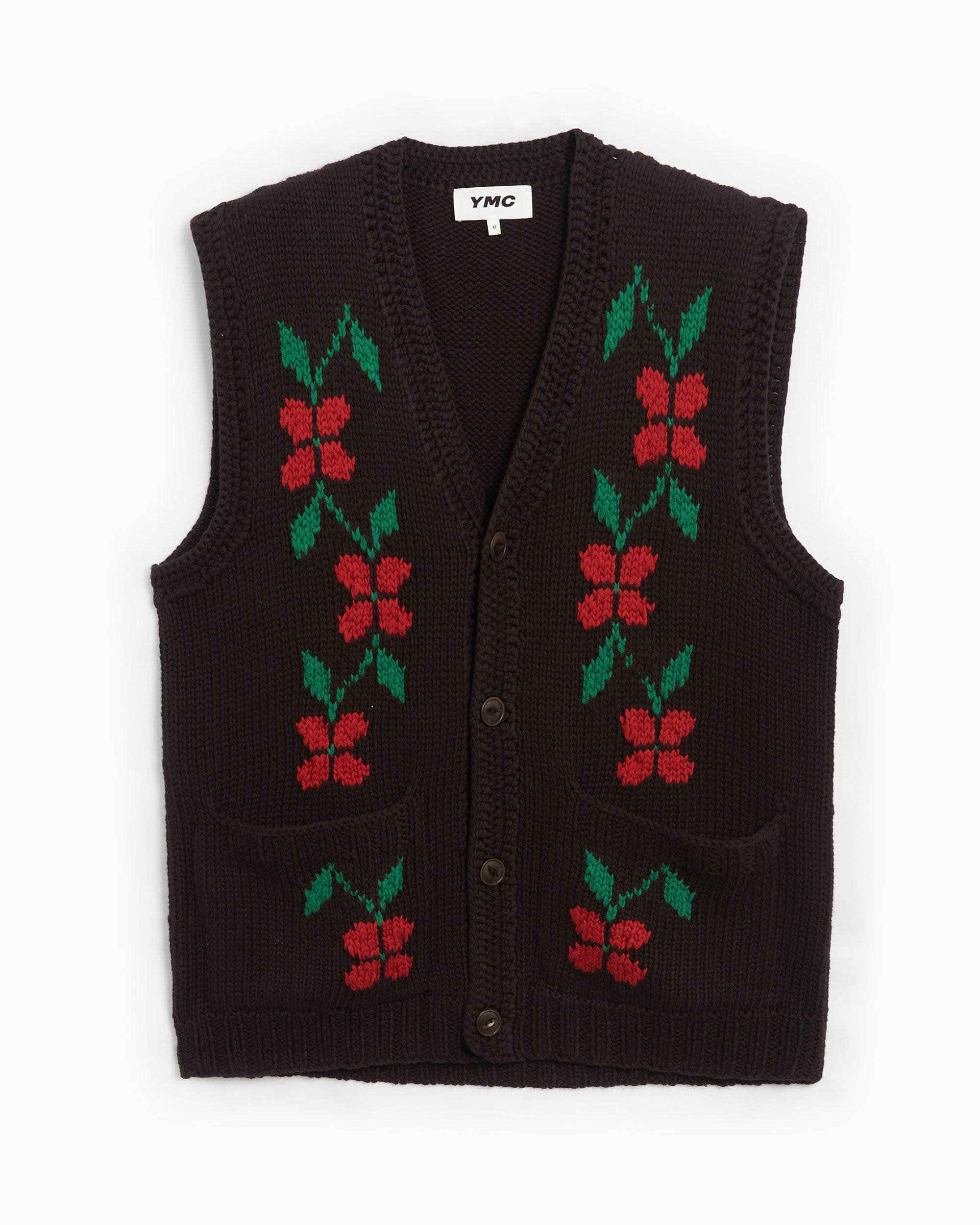 Sweaters YMC Cottage Men's Vest Men's Sweater - P8WAG-BROWN MULTI