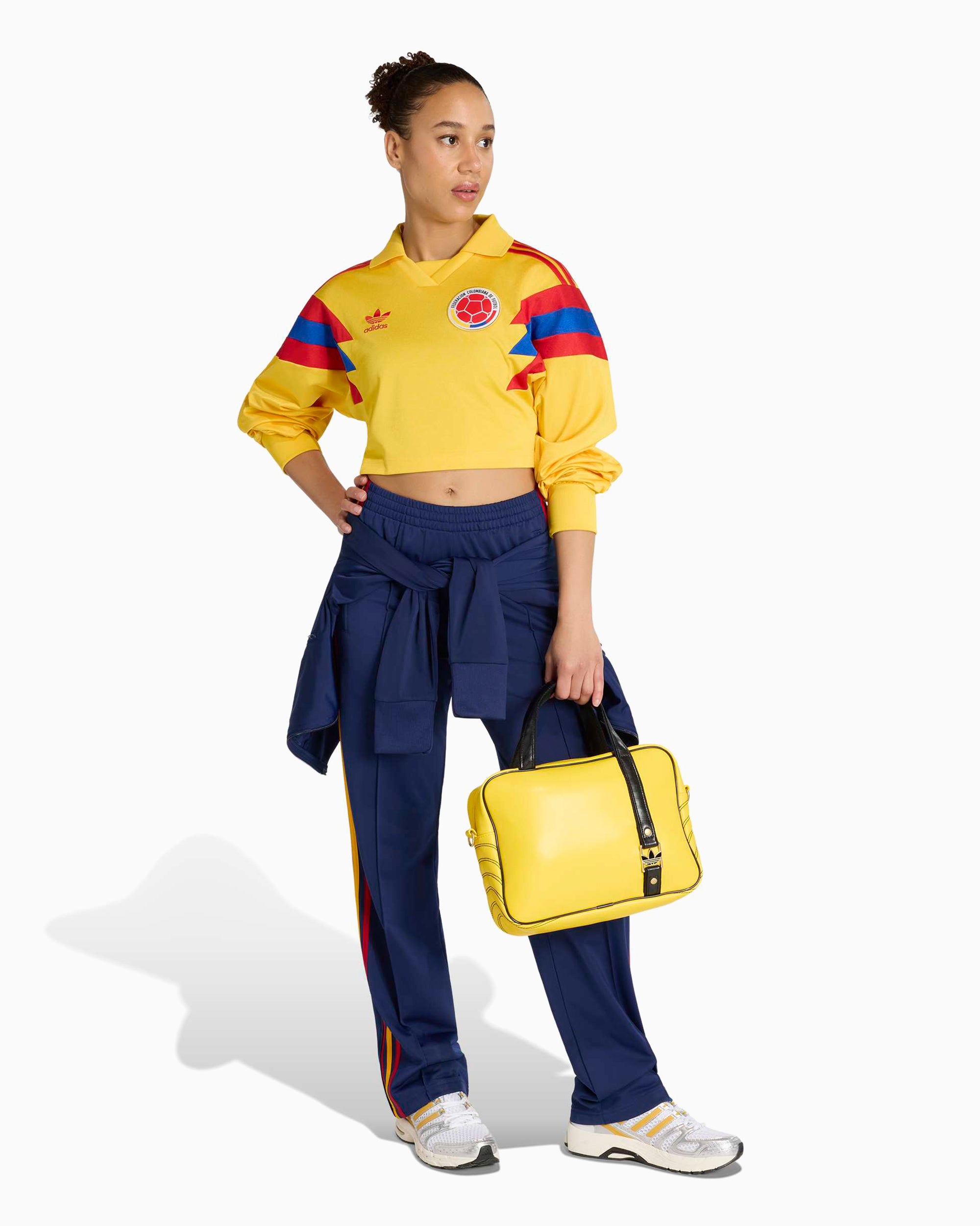 Sweatshirts adidas Originals Colombia Reconstructed Crop Women's Sweatshirt - KE2299