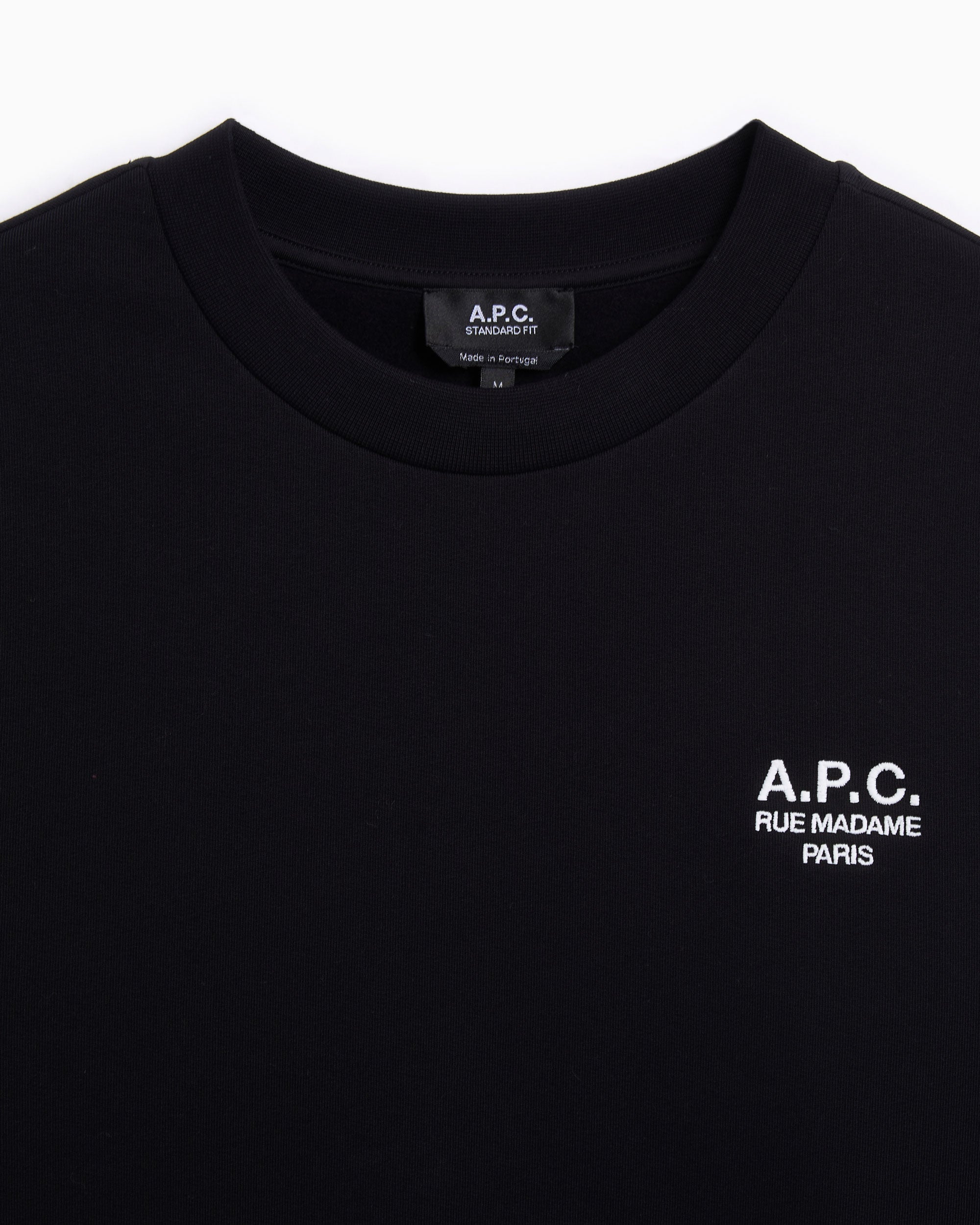 Sweatshirts A.P.C. Rue Madame Logo Men's Sweatshirt - COHBV-M27913-TZC