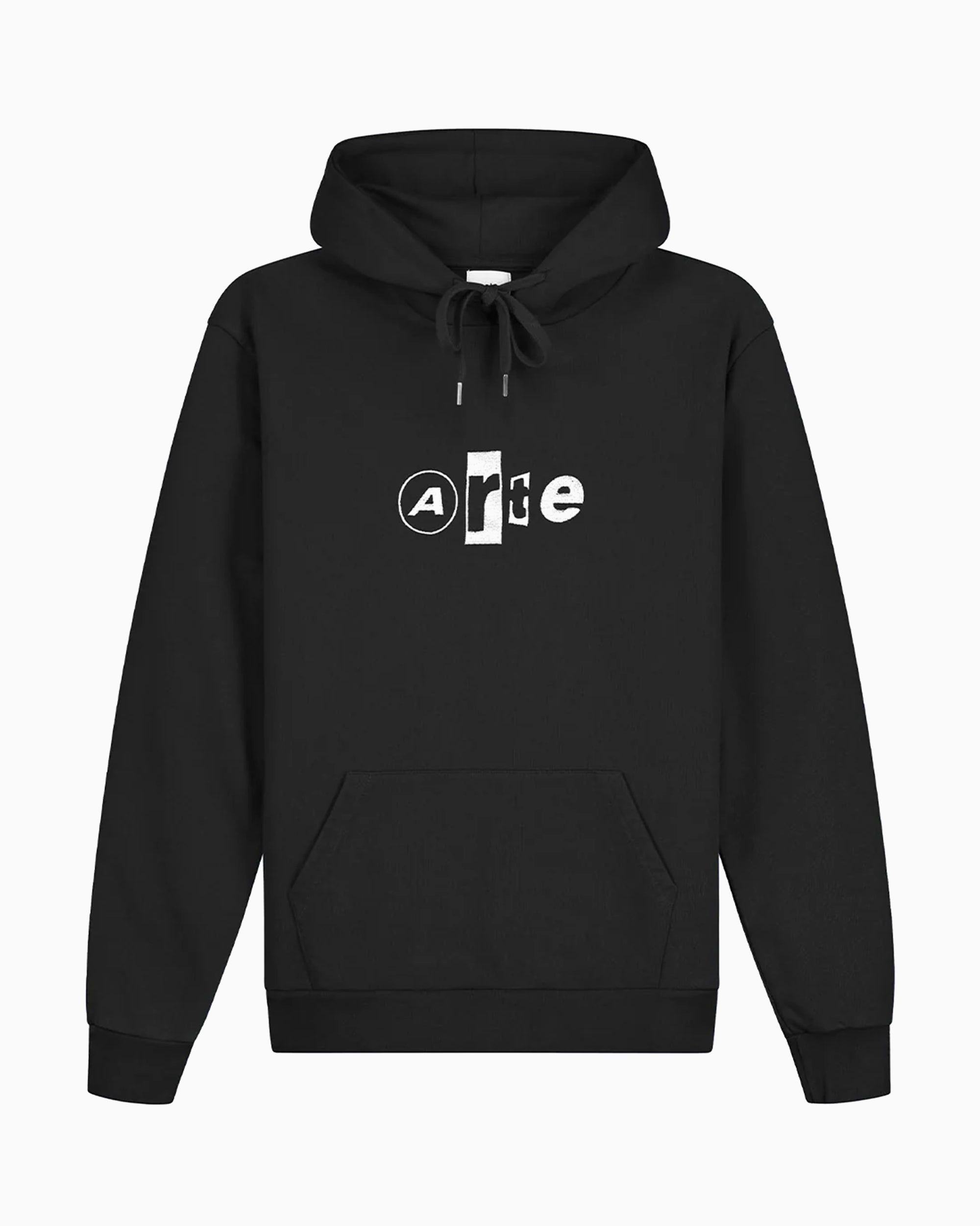 Sweatshirts Arte Antwerp Collage Logo Relaxed Men's Hoodie - SS26-129H-Black