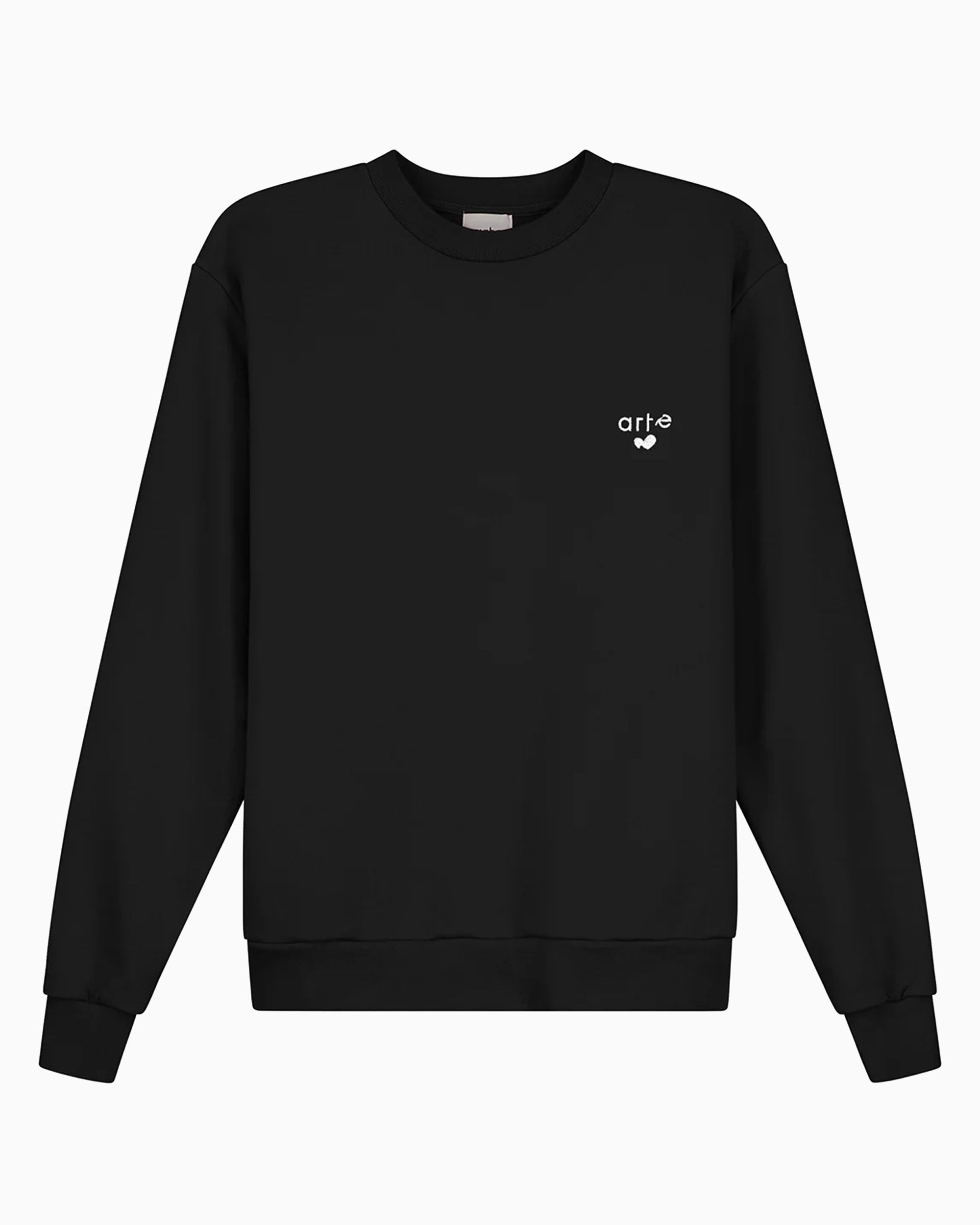 Sweatshirts Arte Antwerp Heart Logo Relaxed Men's Sweatshirt - SS26-164C-Black