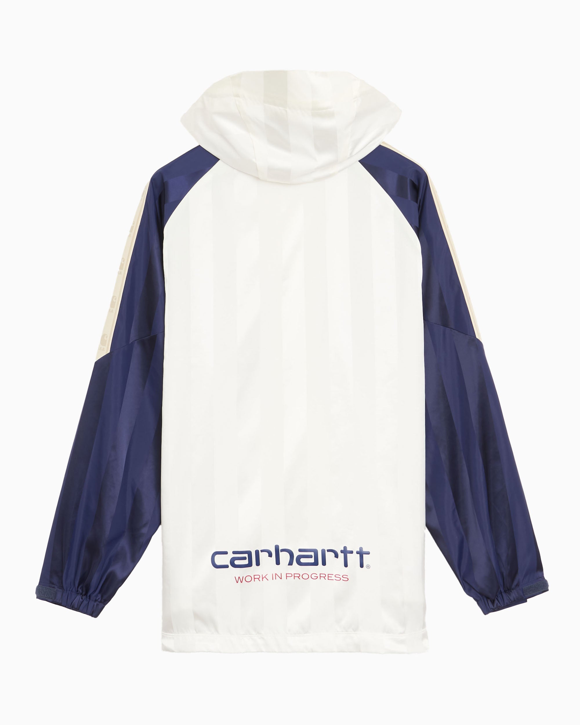 Sweatshirts Carhartt WIP x F.C. Real Bristol Warm Up Striped Unisex Zip-Up Sweatshirt - A261046-02XX