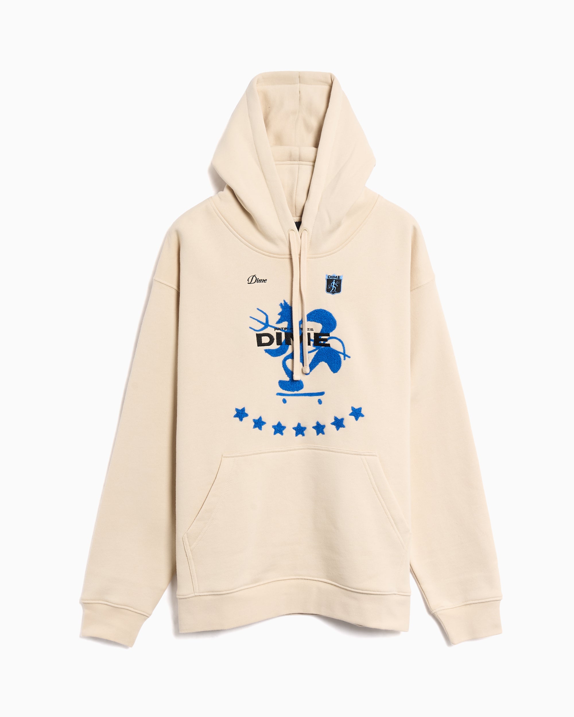 Sweatshirts Dime MTL Patinadores Graphic Relaxed Men's Hoodie - DIMESP2546FOG