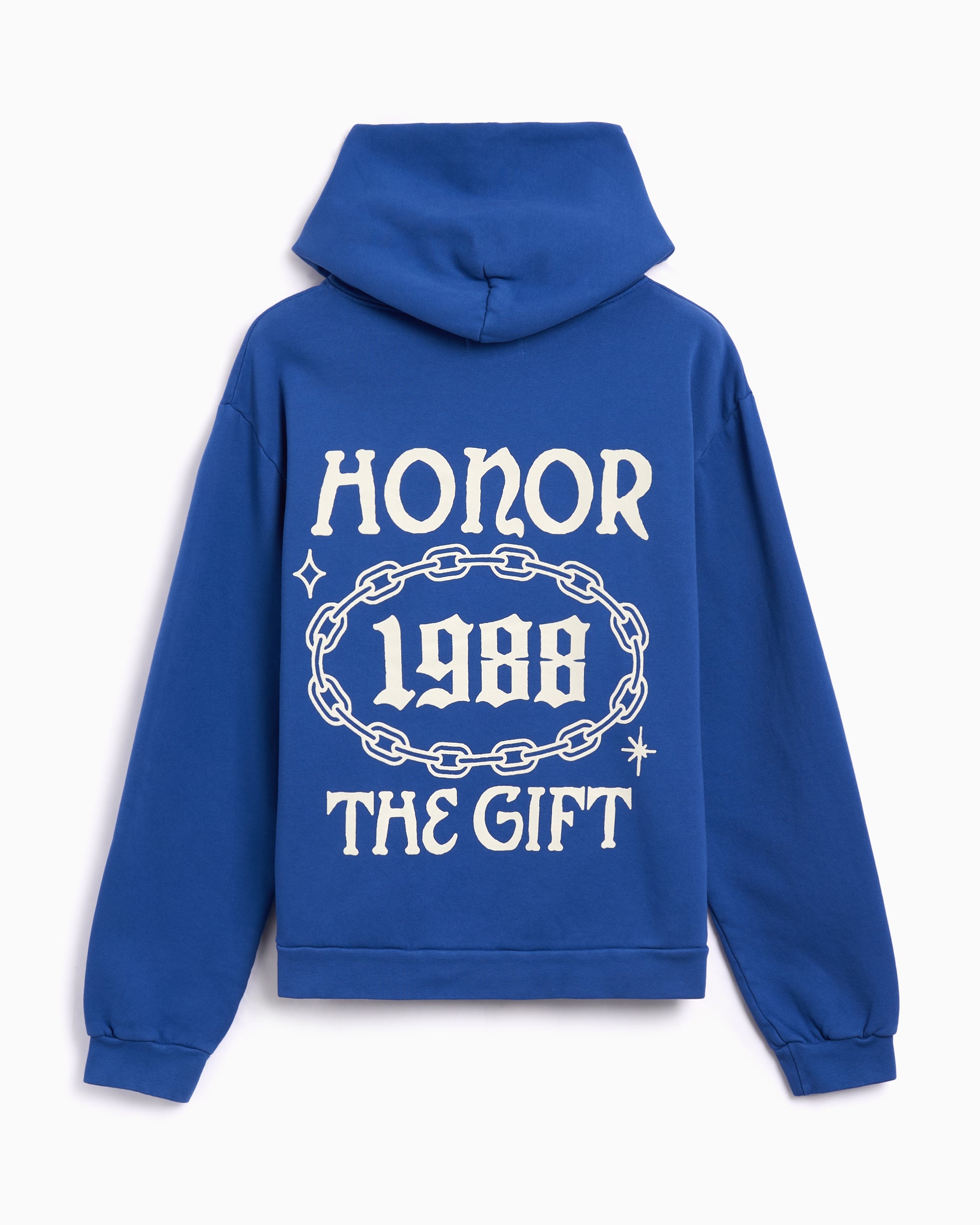 Sweatshirts Honor The Gift® Chainlink Logo Graphic Relaxed Men's Hoodie - HTG250560-BLUE