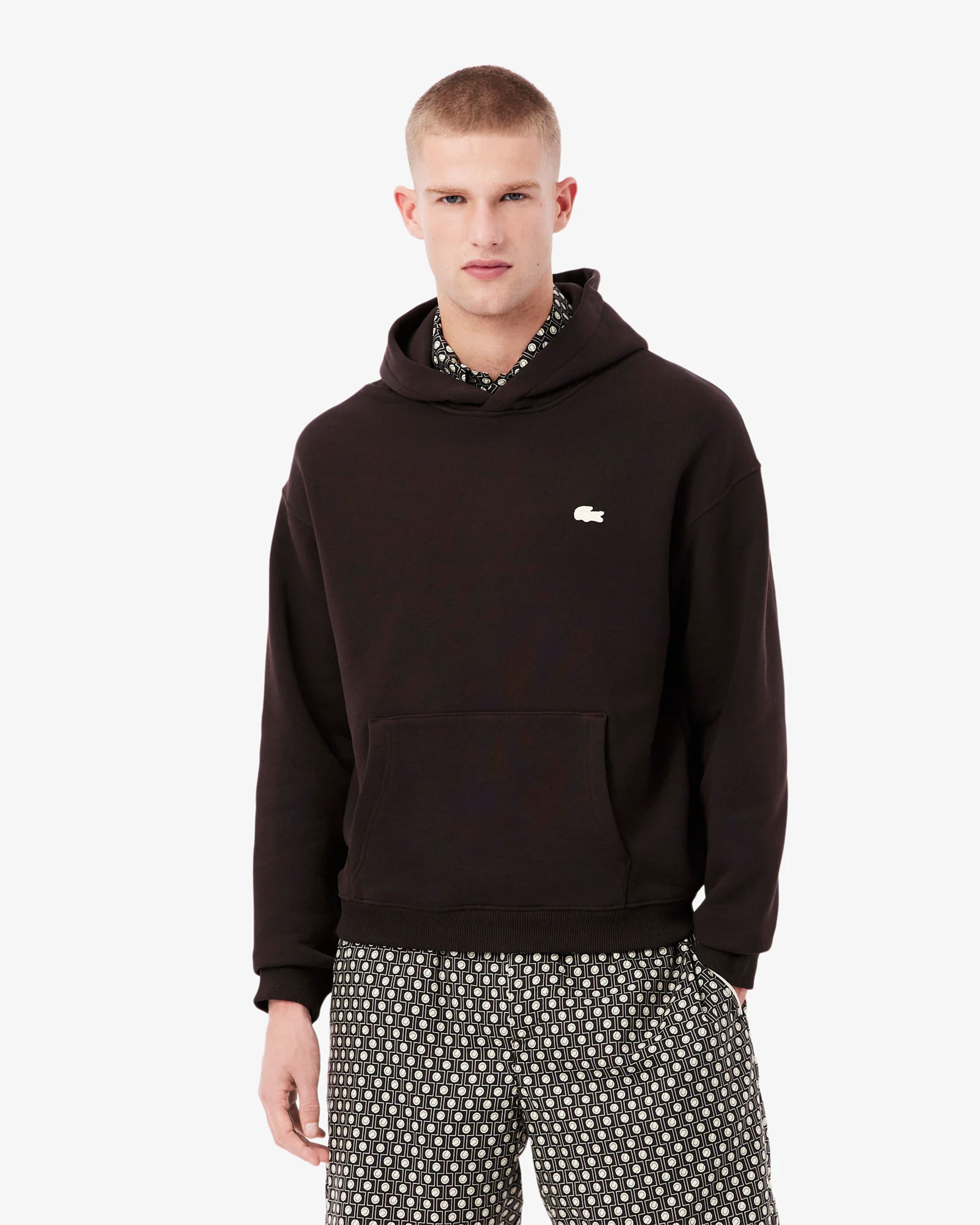 Sweatshirts Lacoste Graphic Oversize Men's Hoodie - SH0518-00-3LA