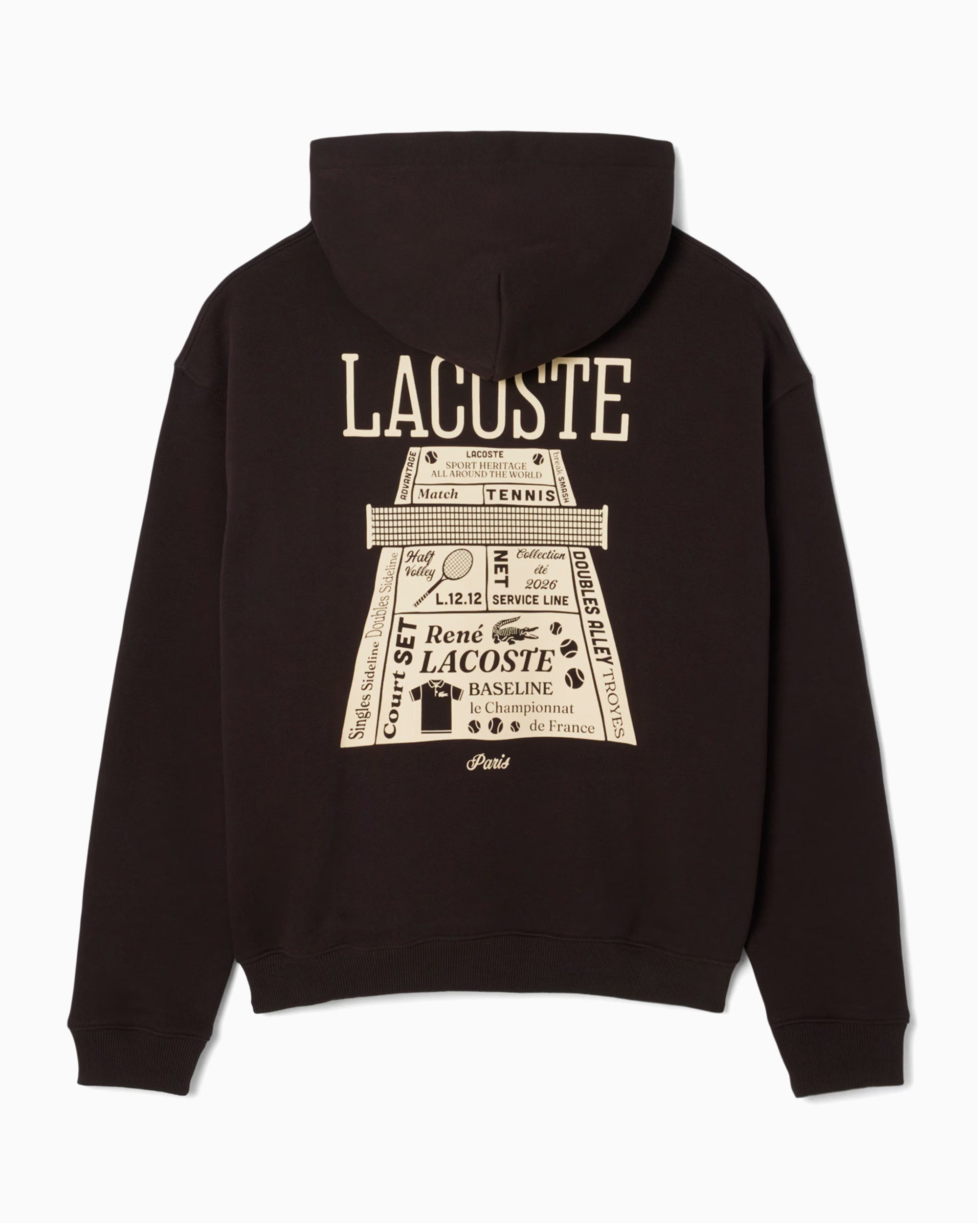 Sweatshirts Lacoste Graphic Oversize Men's Hoodie - SH0518-00-3LA