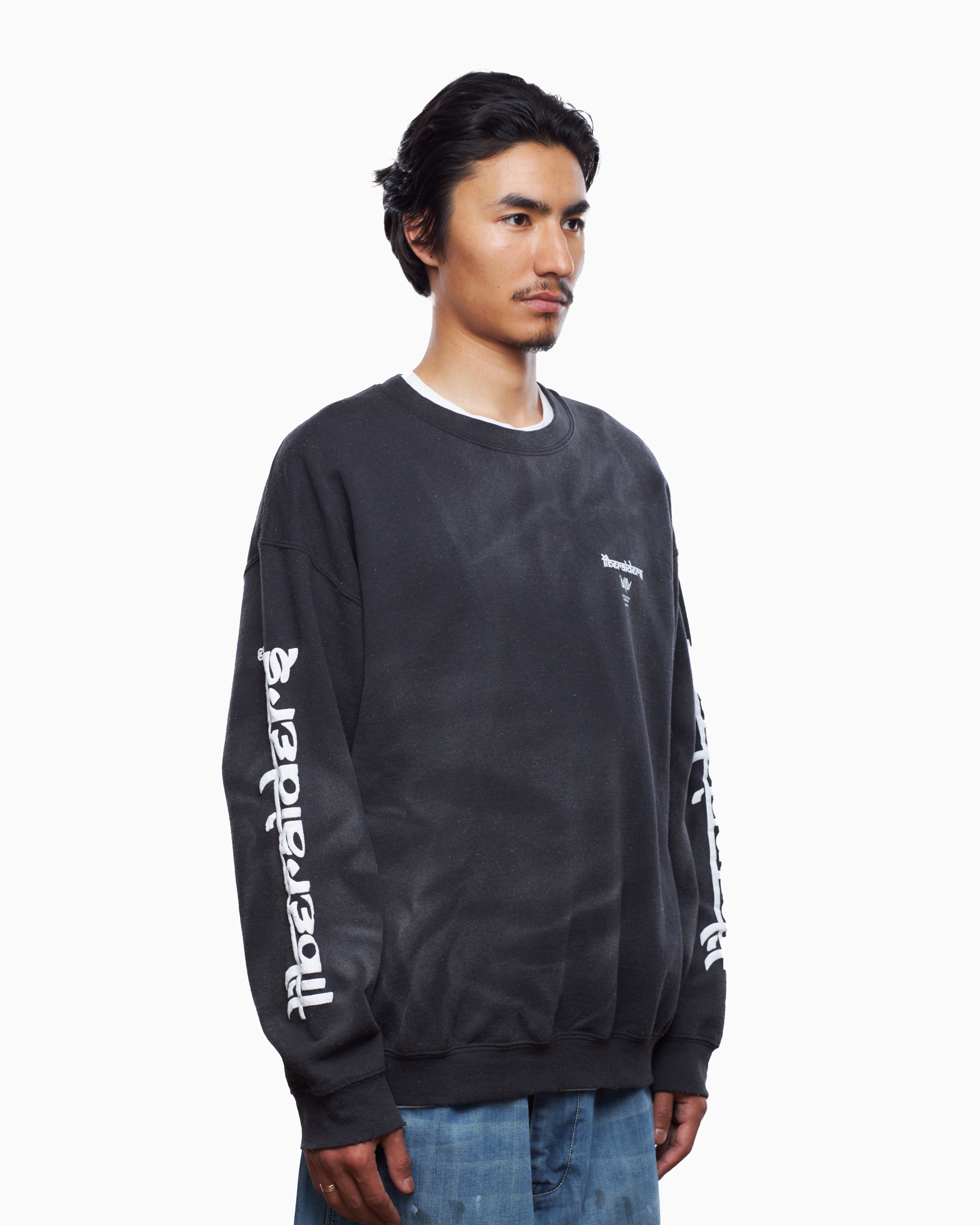 Sweatshirts Liberaiders® Liberaiders® Logo Vintage Men's Sweatshirt Men's Sweatshirt - 753192303-BLACK