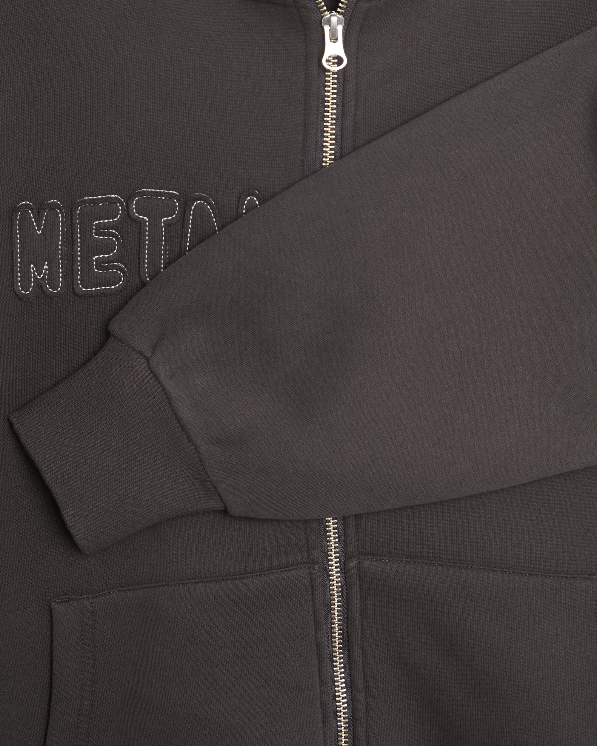 Sweatshirts Metalwood Cutie with patches Relaxed Men's Zip-Up Sweatshirt - 26SS-06-02_TAR