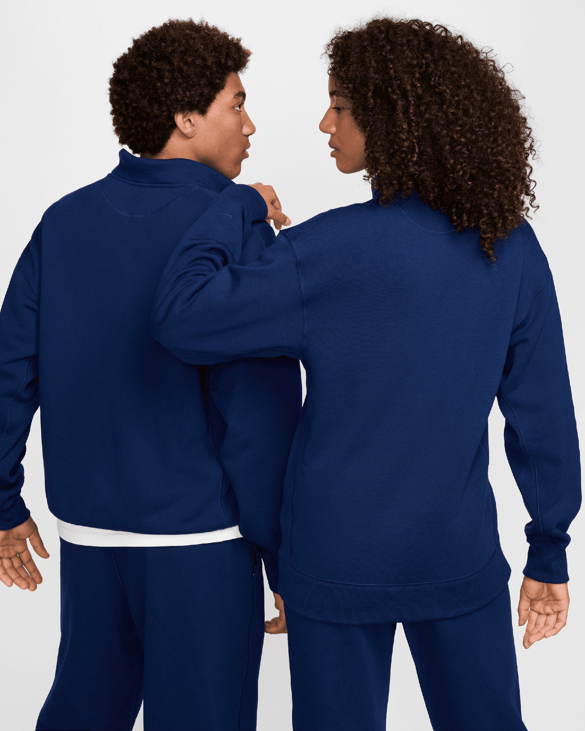 Sweatshirts Nike Unisex Wool Classics Quarter Zip Sweatshirt Unisex Half Zip Sweatshirt - FV4891-492