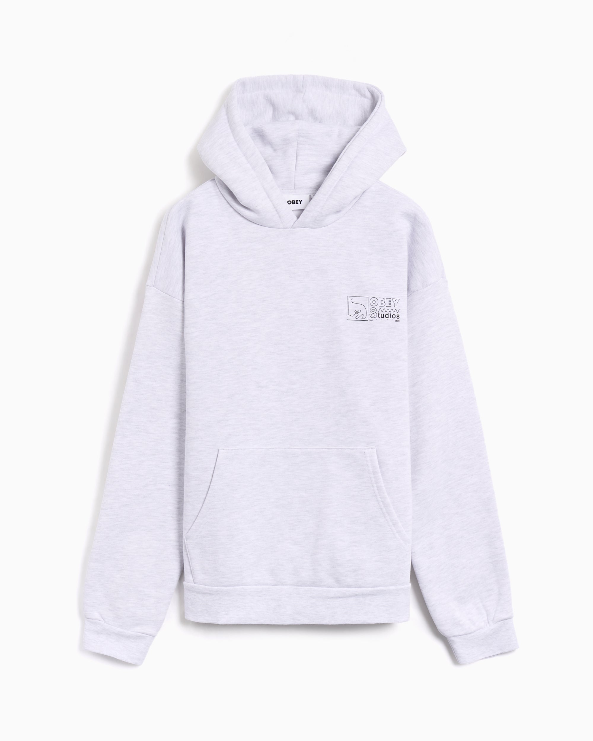 Sweatshirts OBEY Clothing Nico Extra Graphic Boxy Men's Hoodie - 112470255-AGRY