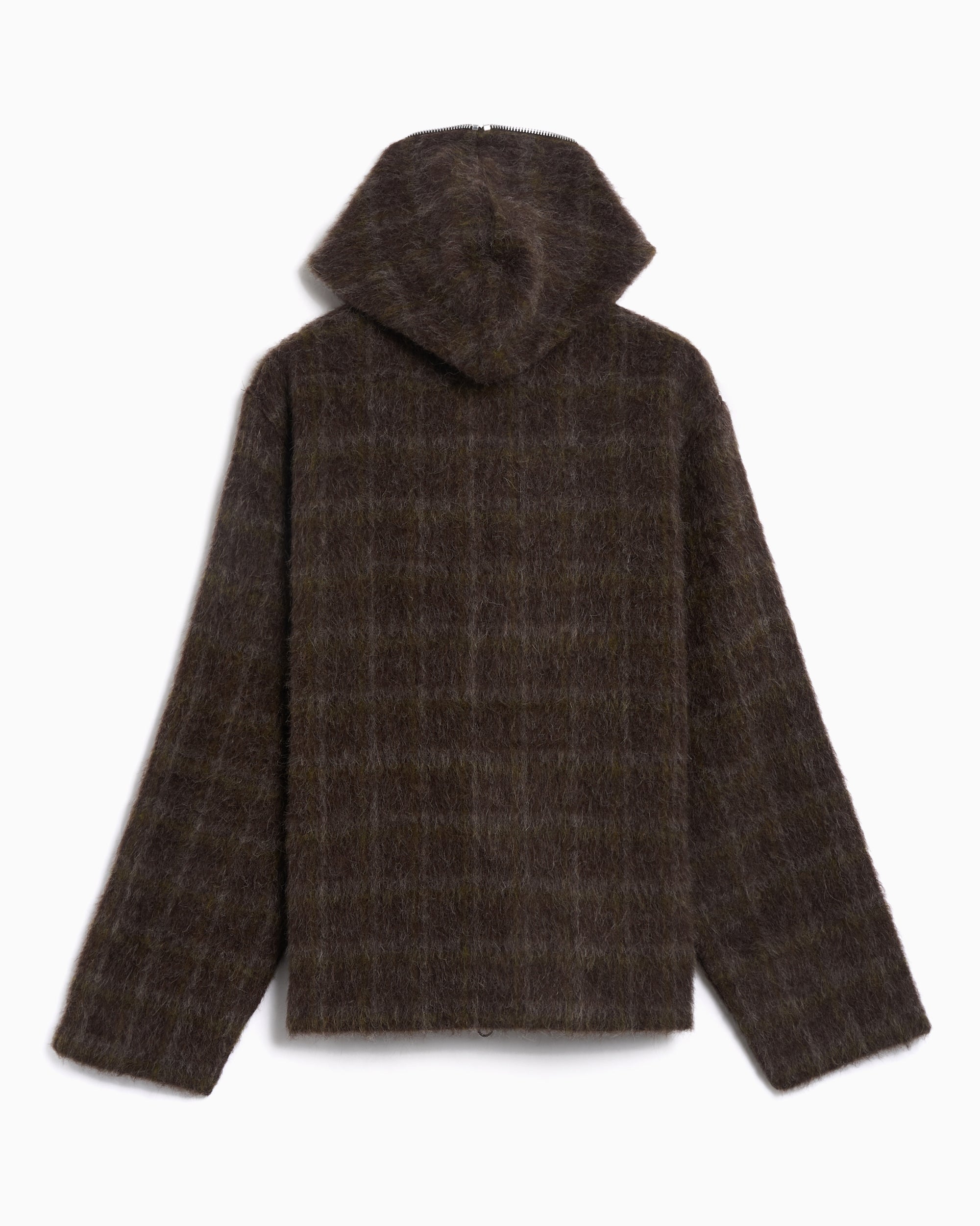 Sweatshirts Our Legacy Plaid Relaxed Men's Zip-Up Sweatshirt - M4256FD