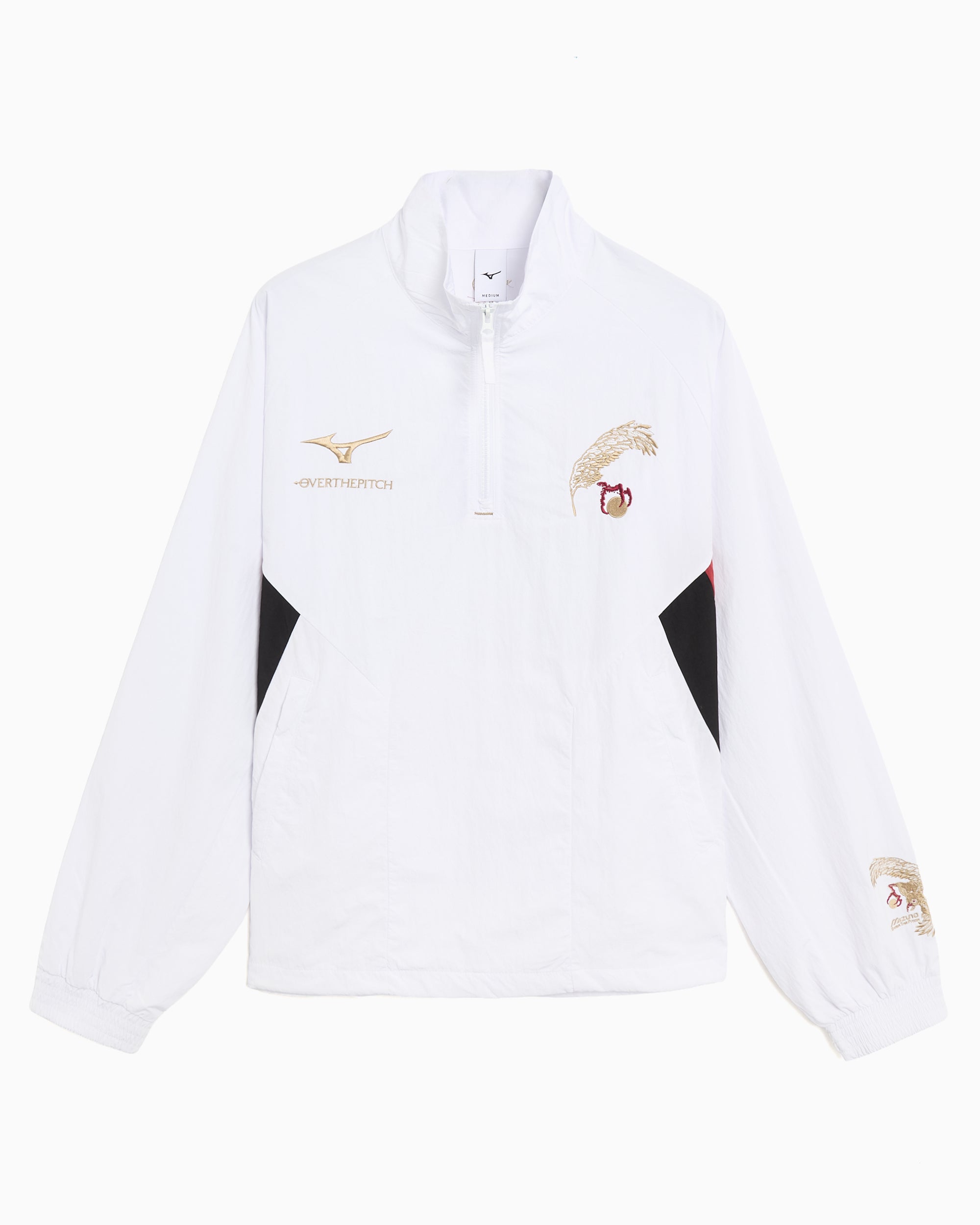 Sweatshirts OVER THE PITCH x Mizuno Logo Relaxed Men's Half Zip Sweatshirt - 32TPAJ0101