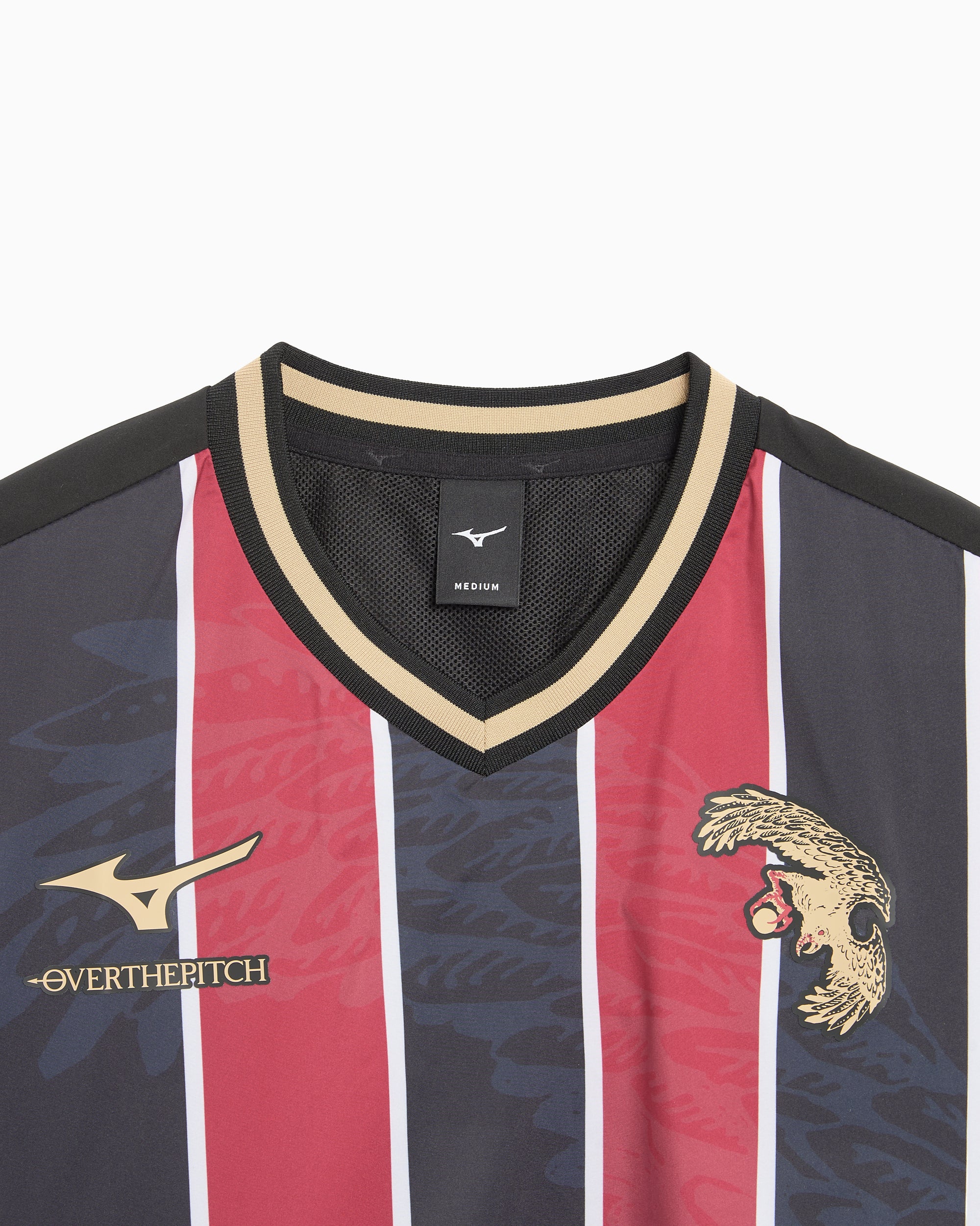 Sweatshirts OVER THE PITCH x Mizuno Piste Striped Men's Sweatshirt - 32TPAJ0066