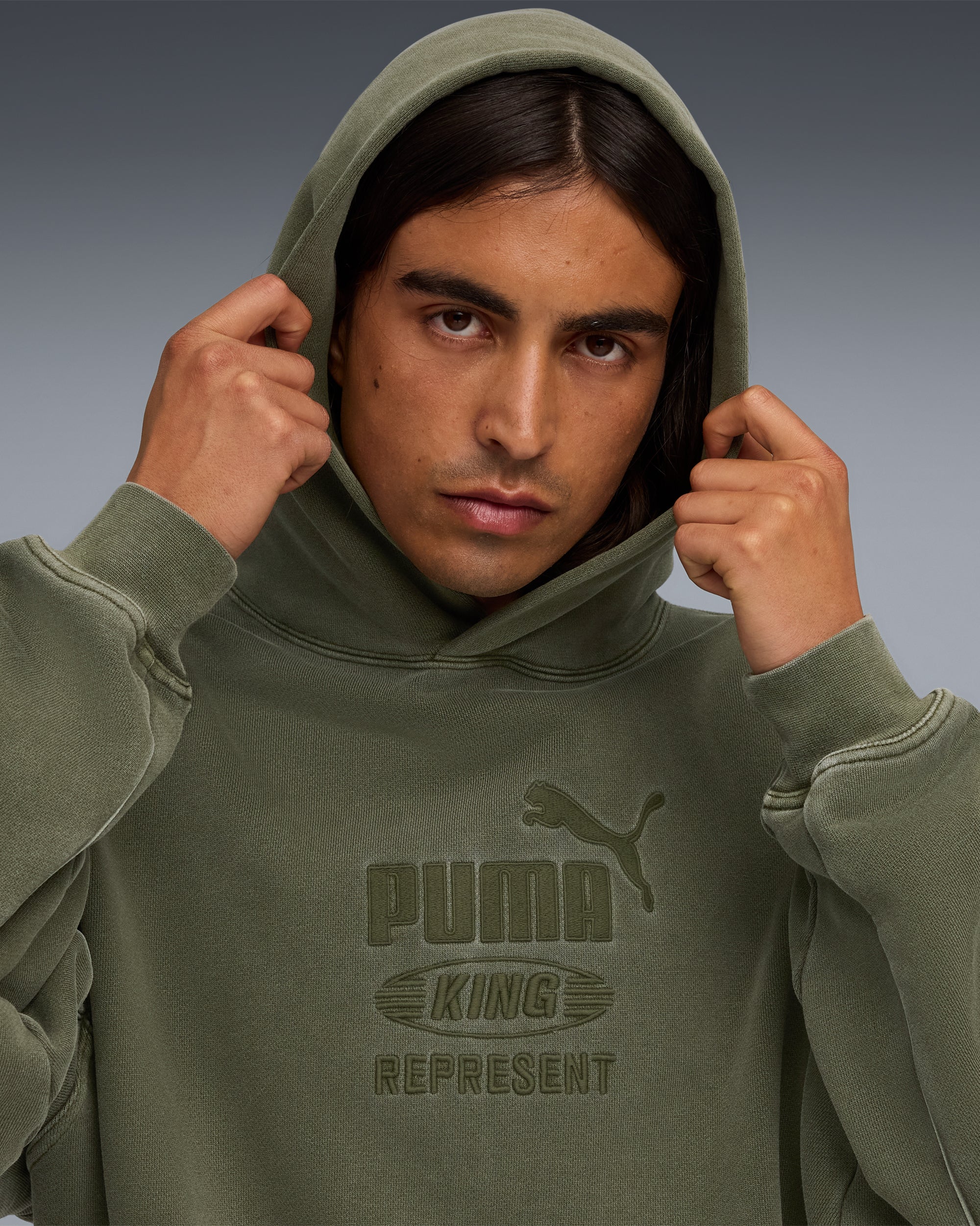 Sweatshirts Puma x REPRESENT Logo Relaxed Unisex Hoodie - 632542-92