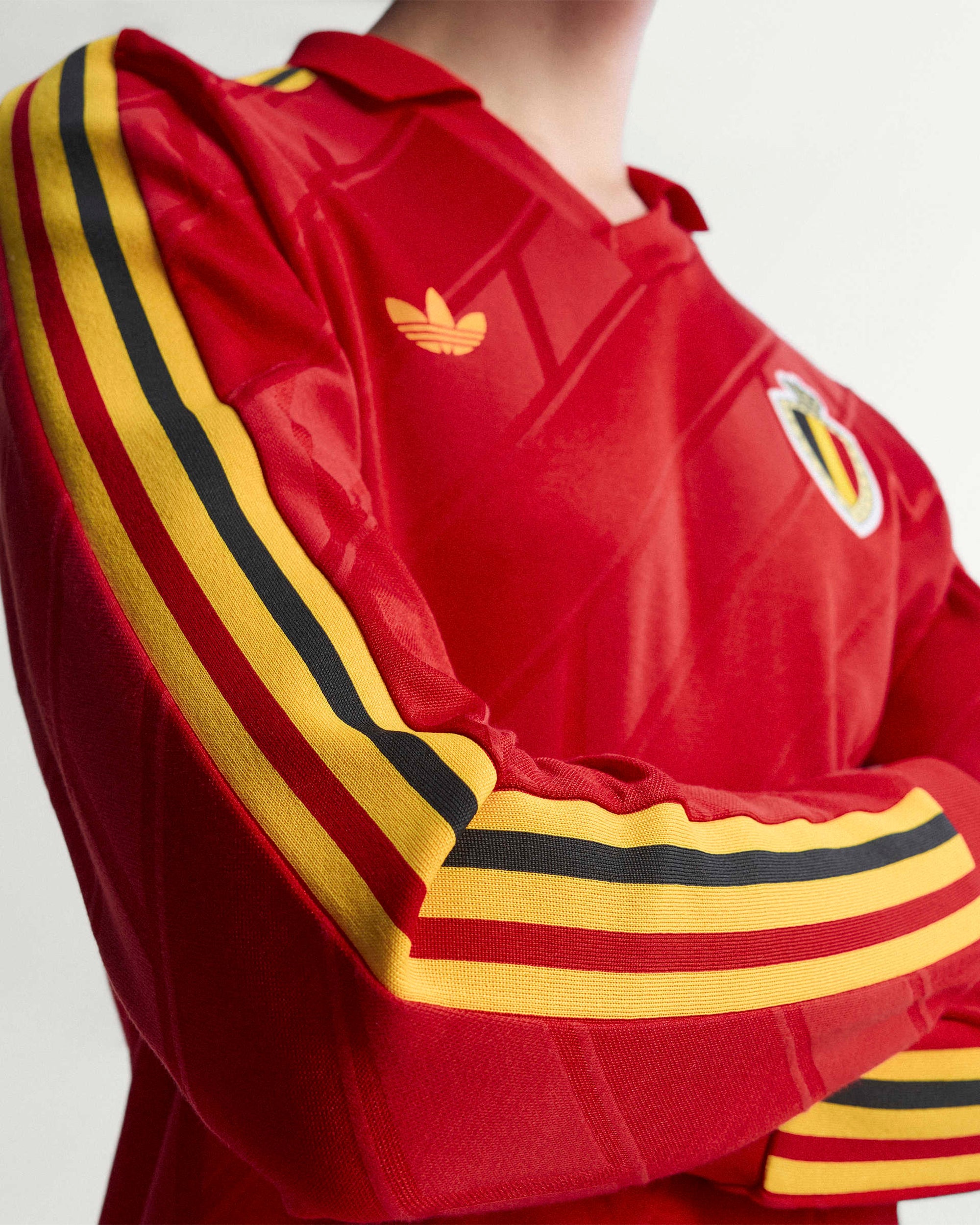T-Shirts adidas Originals Belgium 1986 Football 1st Kit Men's Jersey T-Shirt - KA5111