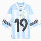 Jersey T-Shirt com logótipo Relaxed de manga a meio braço adidas Originals Bringback Remixed "Argentina" para homem
