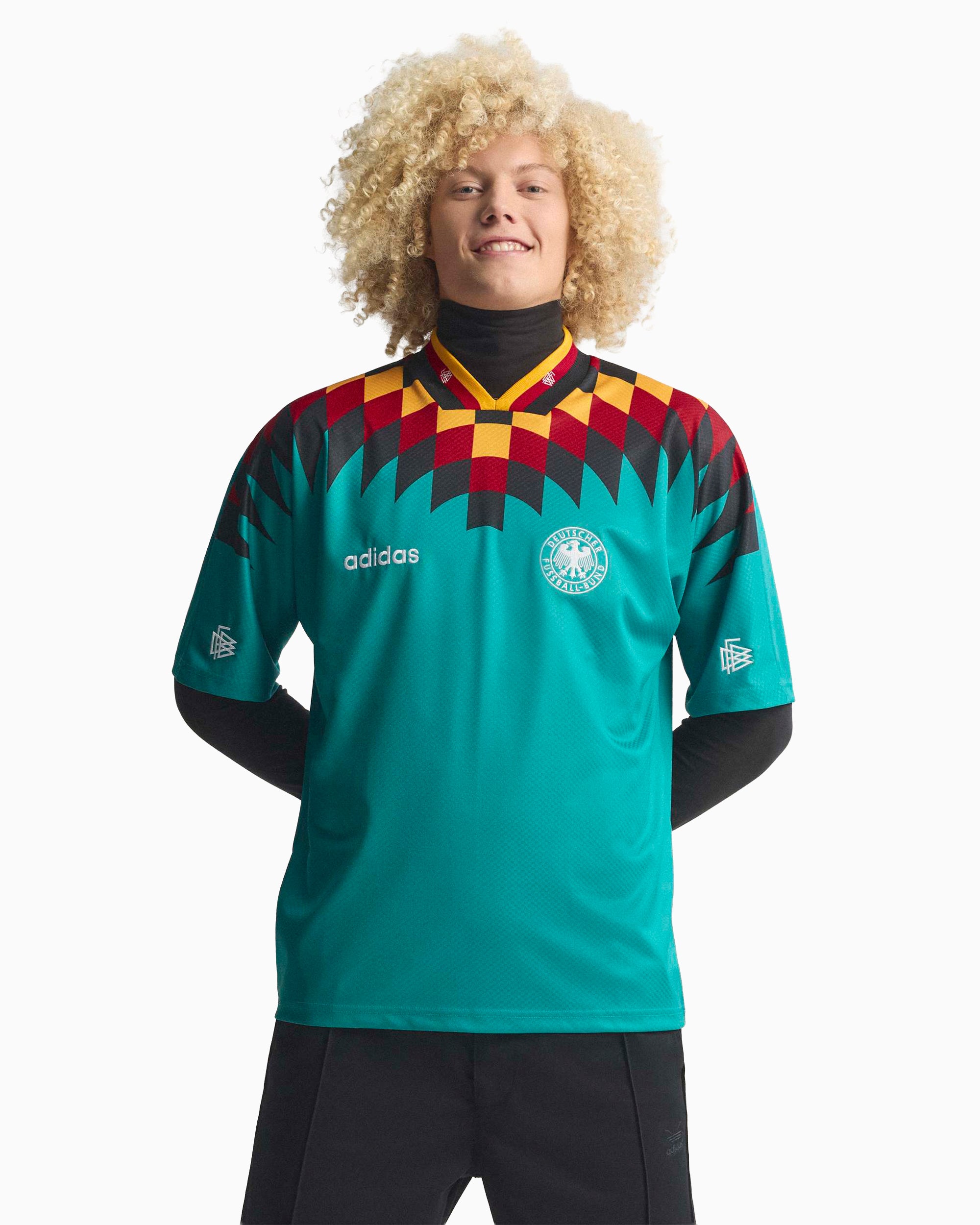 Jersey T-Shirt Relaxed 2ª equipamento adidas Originals Germany 1994 Fo