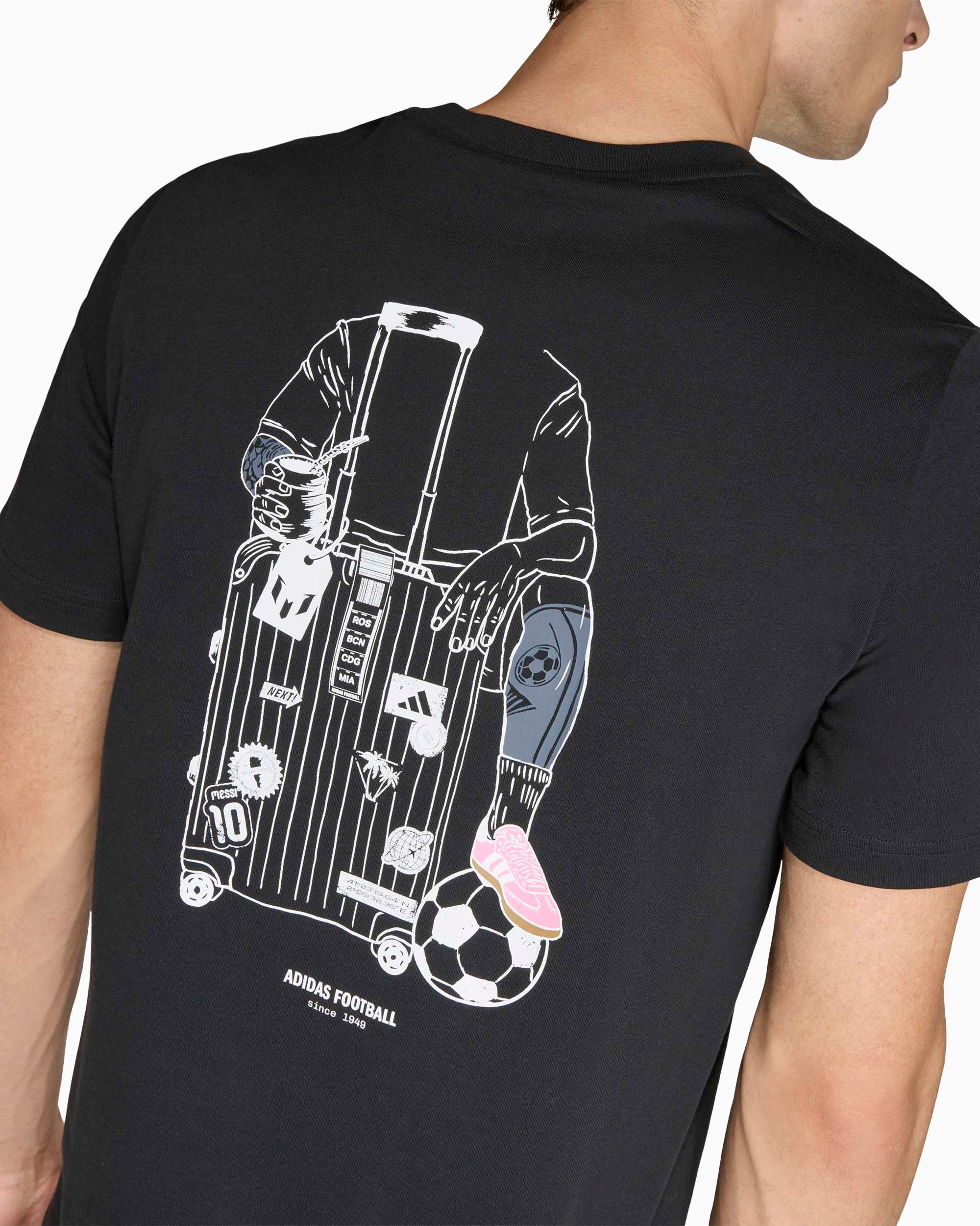 T-Shirts adidas Originals Messi Fun Graphic Men's T-Shirt - KB9489