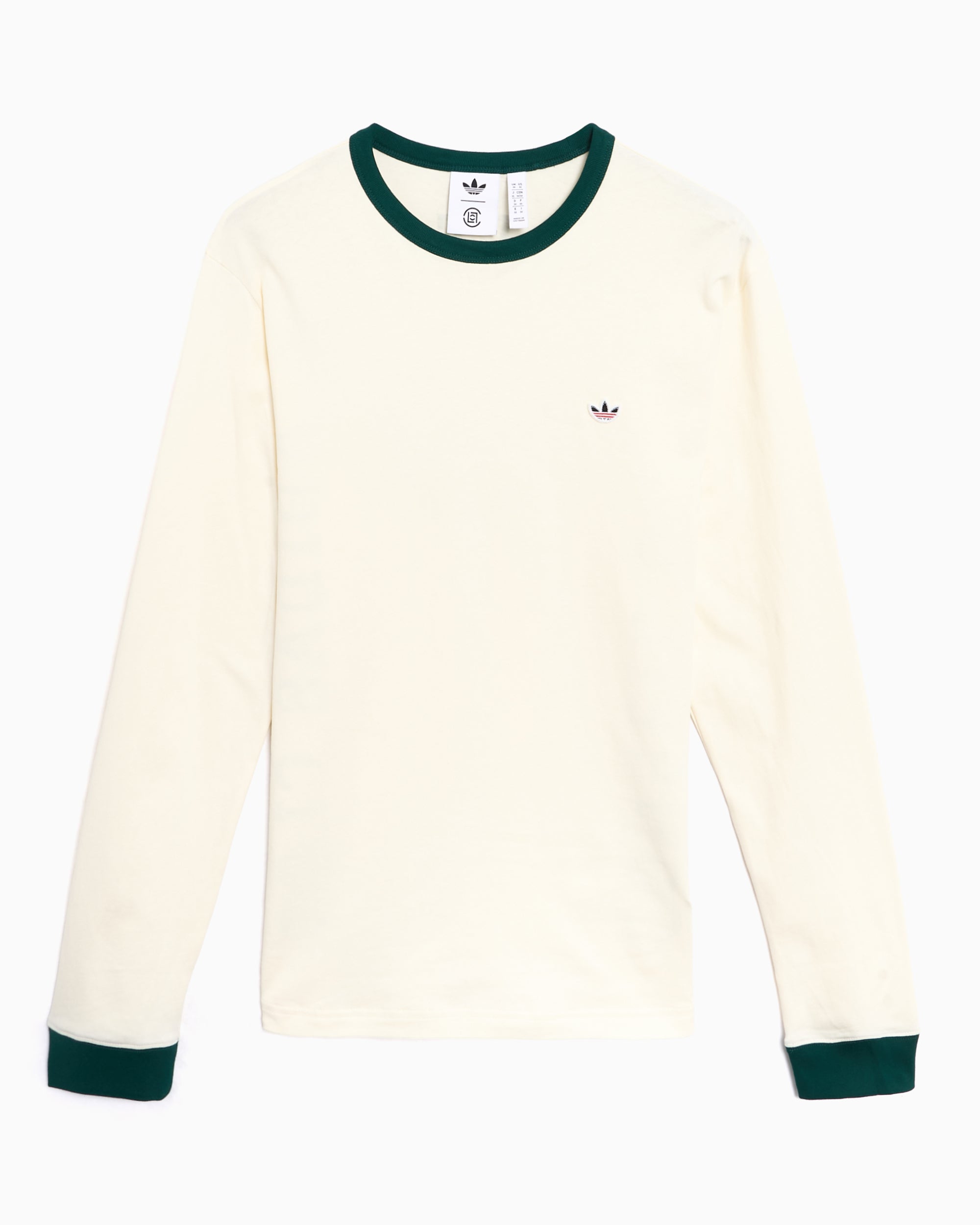 T-Shirts adidas Originals x CLOT Rib Logo Long-Sleeved Unisex T-Shirt - JM7456