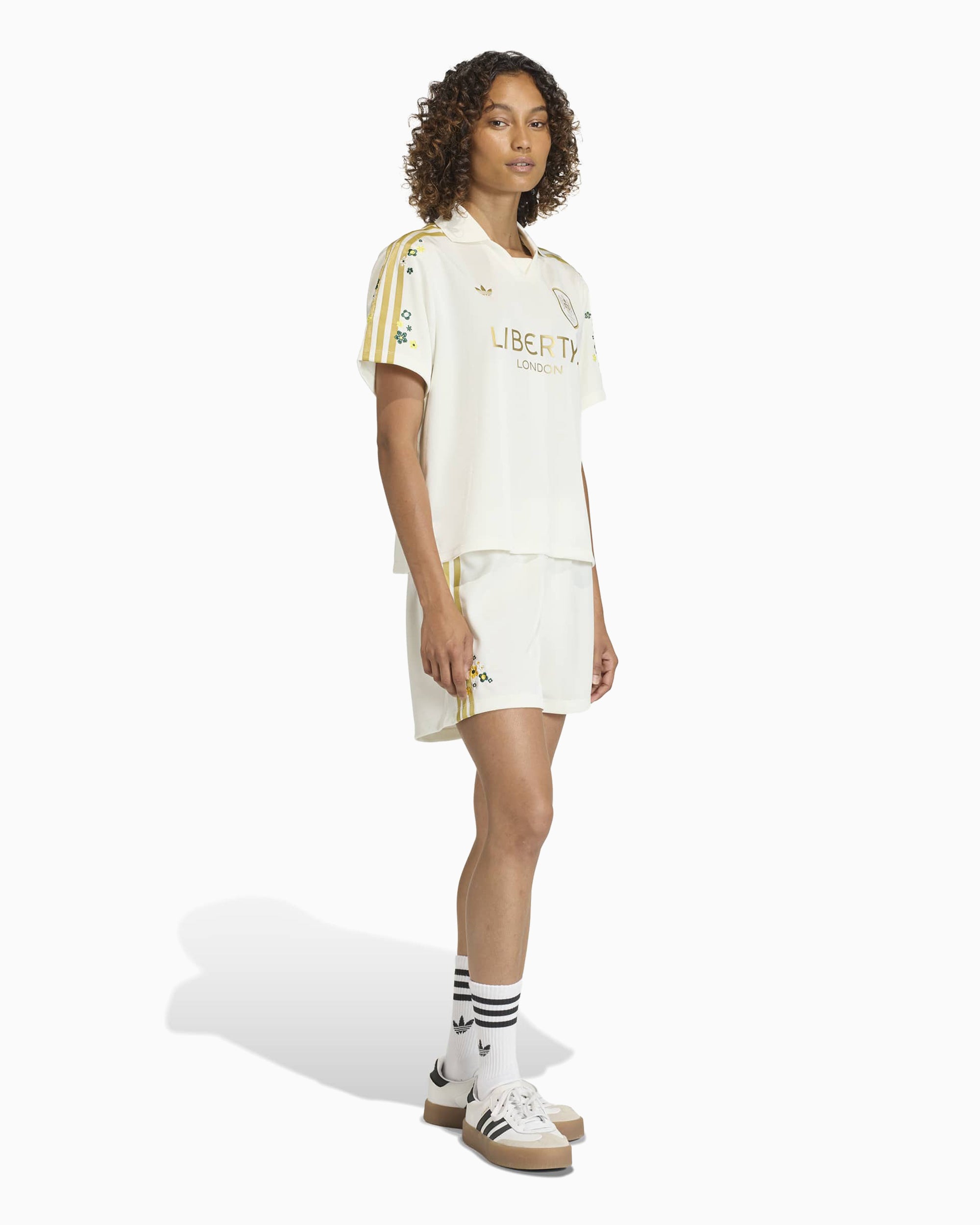 T-Shirts adidas Originals x Liberty London Logo Relaxed Women's Jersey T-Shirt - KF3309