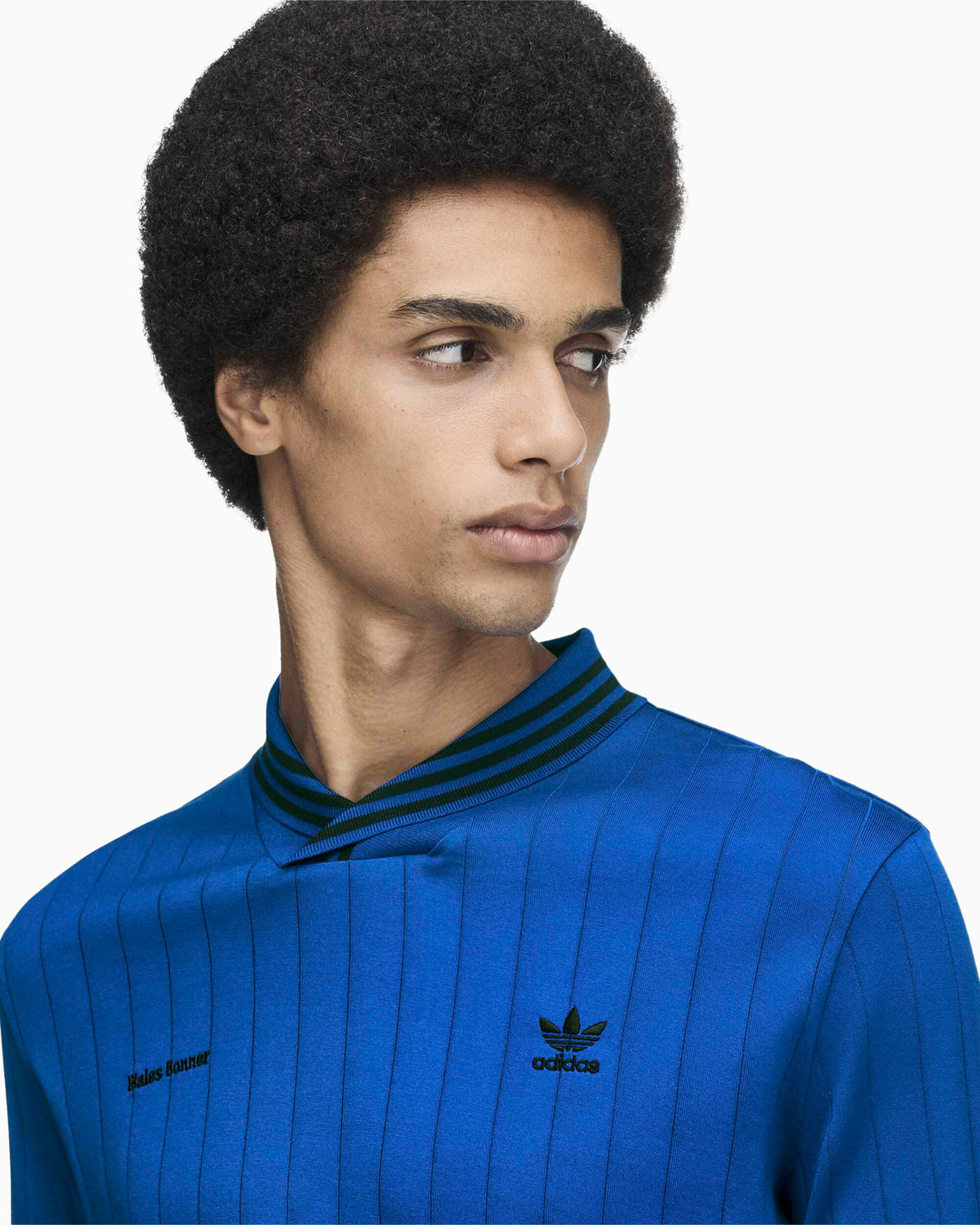T-Shirts adidas Originals x Wales Bonner Football Long-Sleeved Men's T-Shirt - HY5015