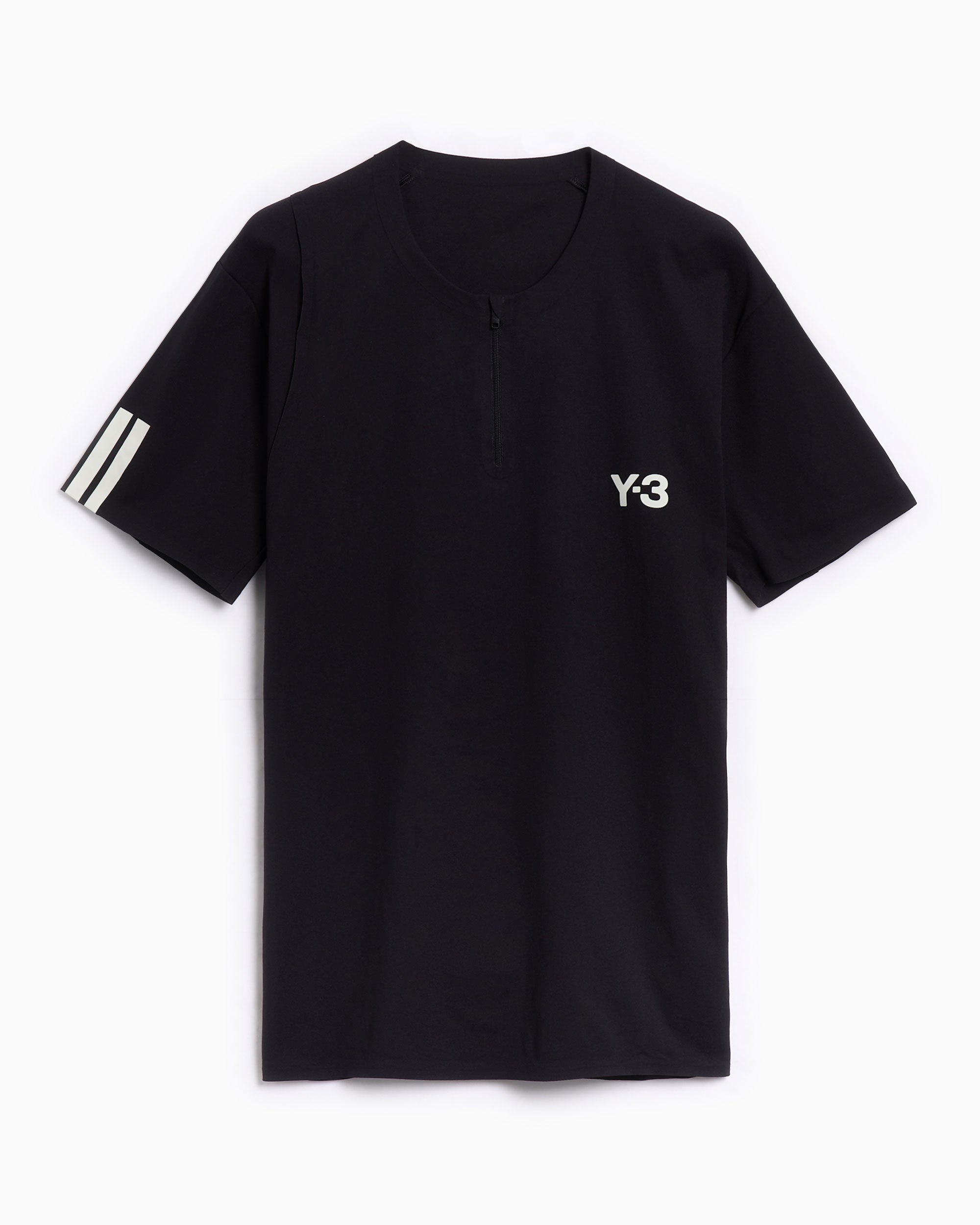 T-Shirt com logótipo Slim Zíper adidas Y-3 Tennis Pro para homem