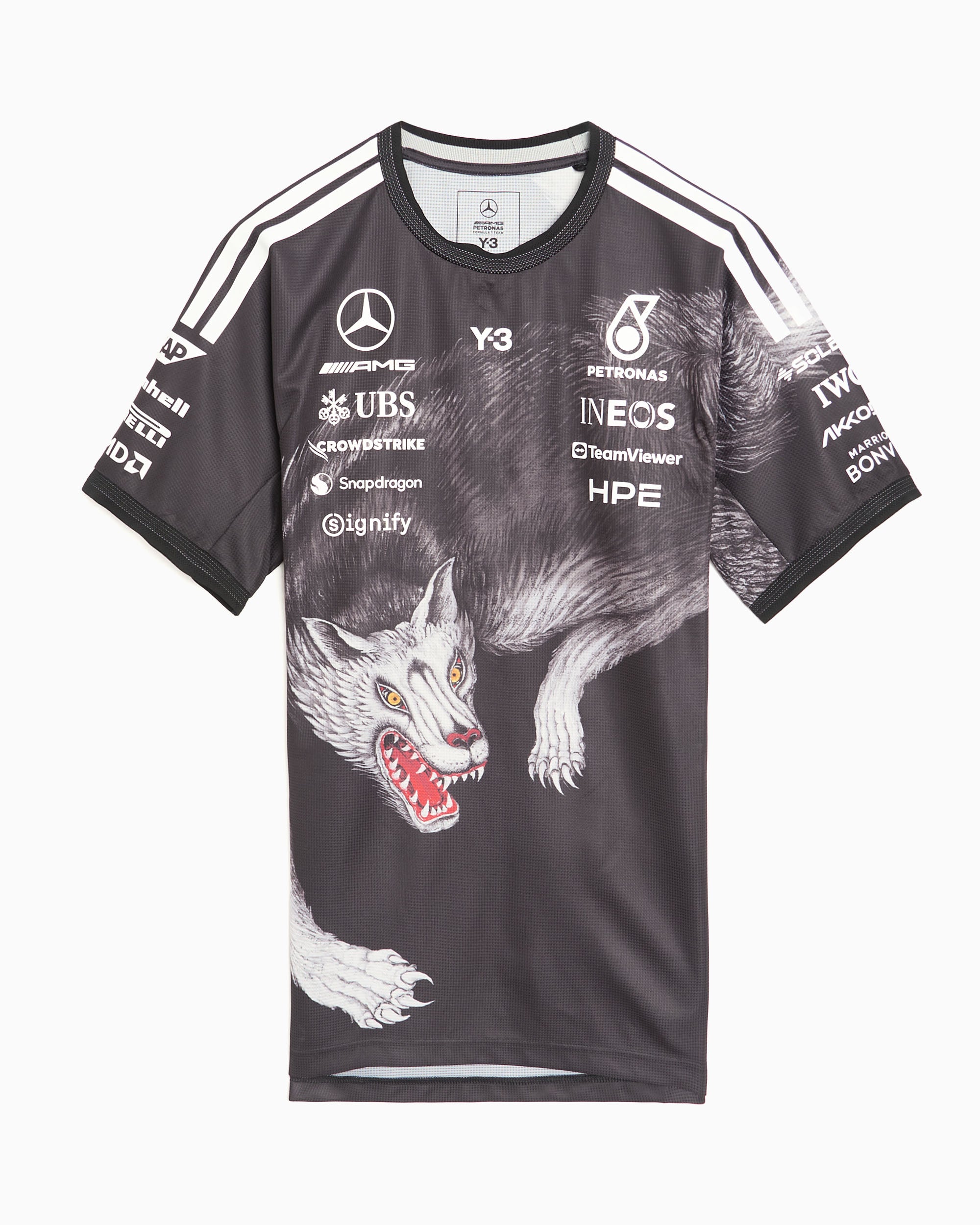T-Shirt com gráfico adidas Y-3 x Mercedes AMG Petronas Team F1 