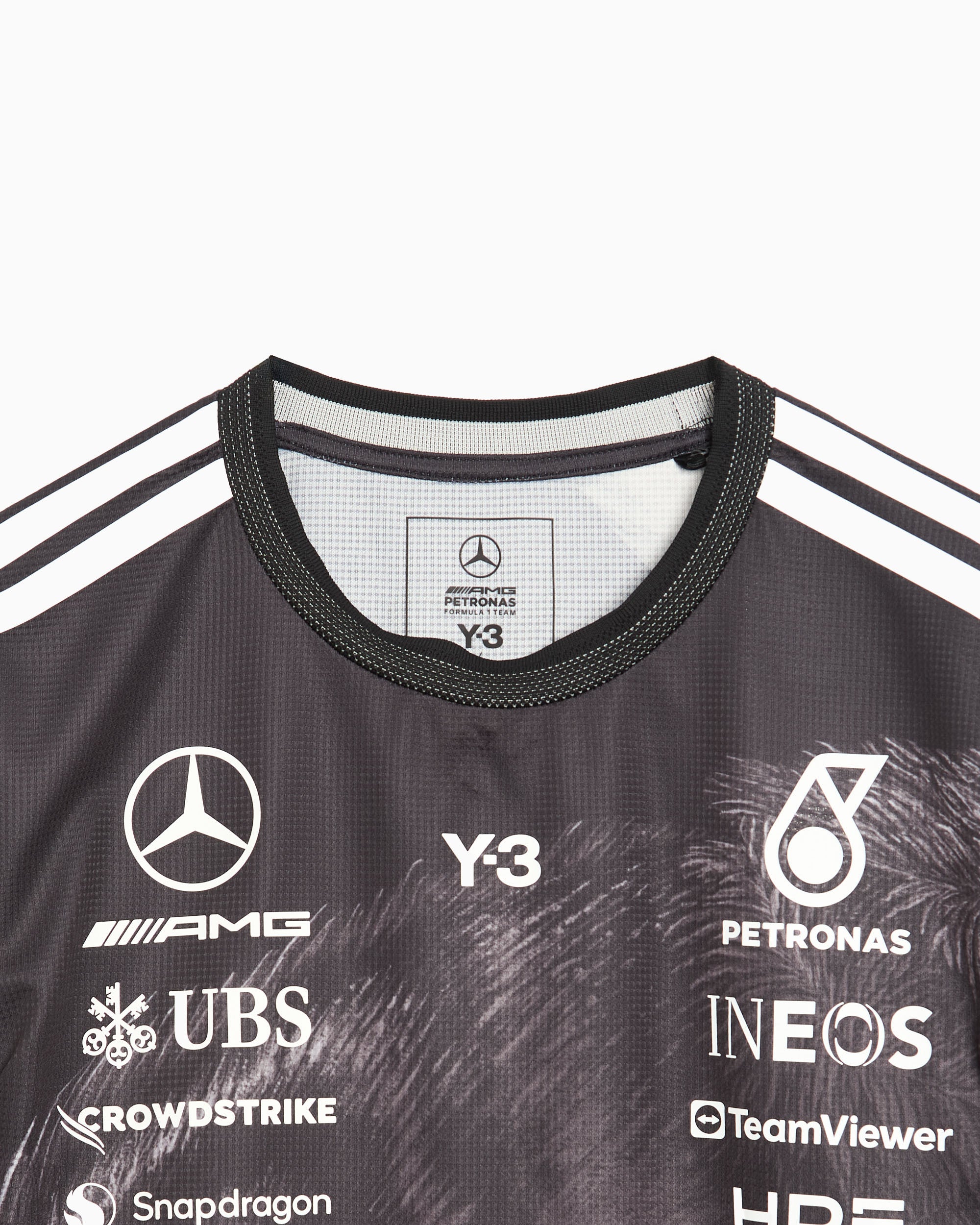T-Shirts adidas Y-3 x Mercedes AMG Petronas Team F1 "Driver" Graphic Unisex T-Shirt - KQ9844
