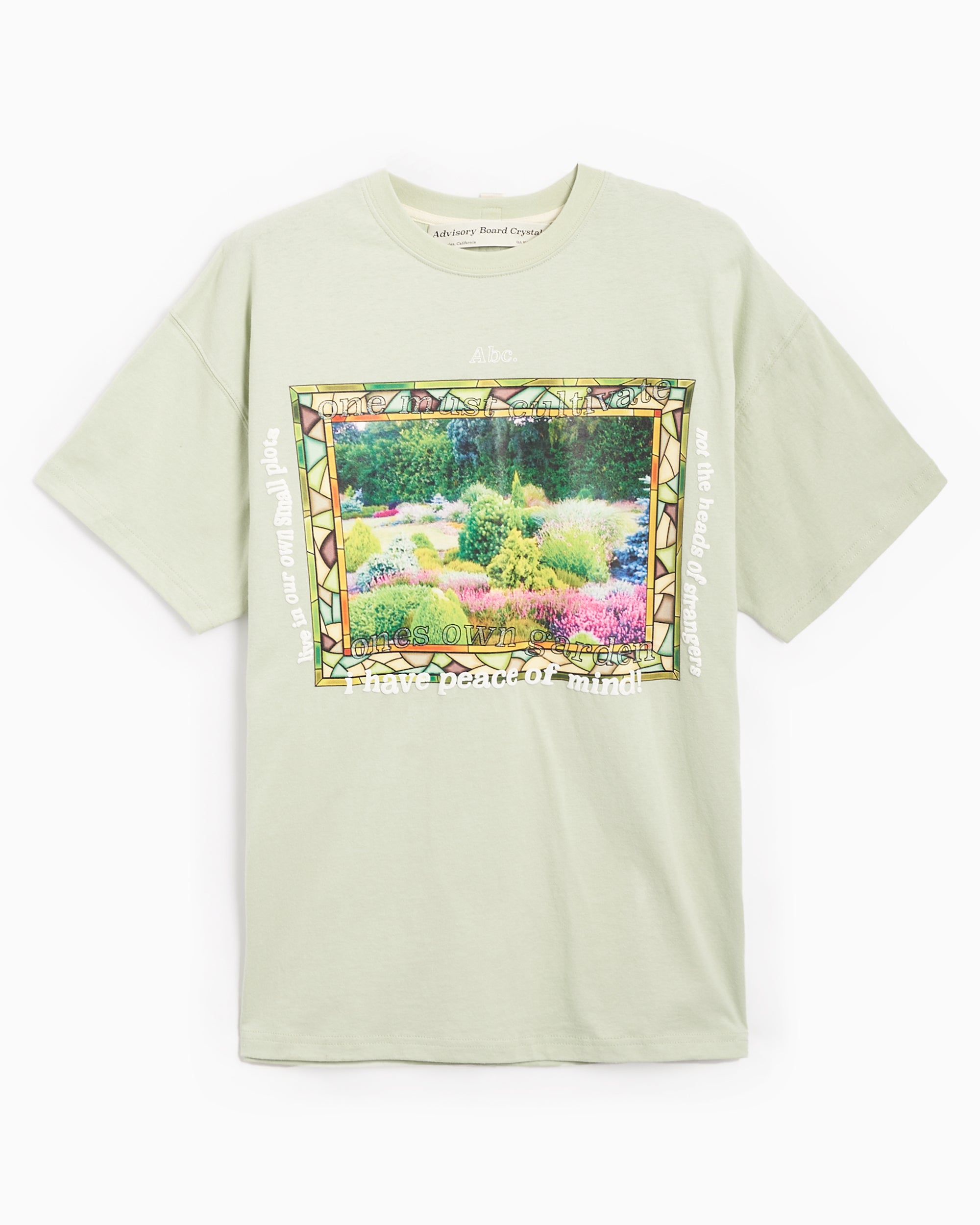 T-Shirts Advisory Board Crystals Abc. Voltaire Men's T-Shirt Men's T-Shirt - ABC-CT-T001-VOLT-LILY GREEN
