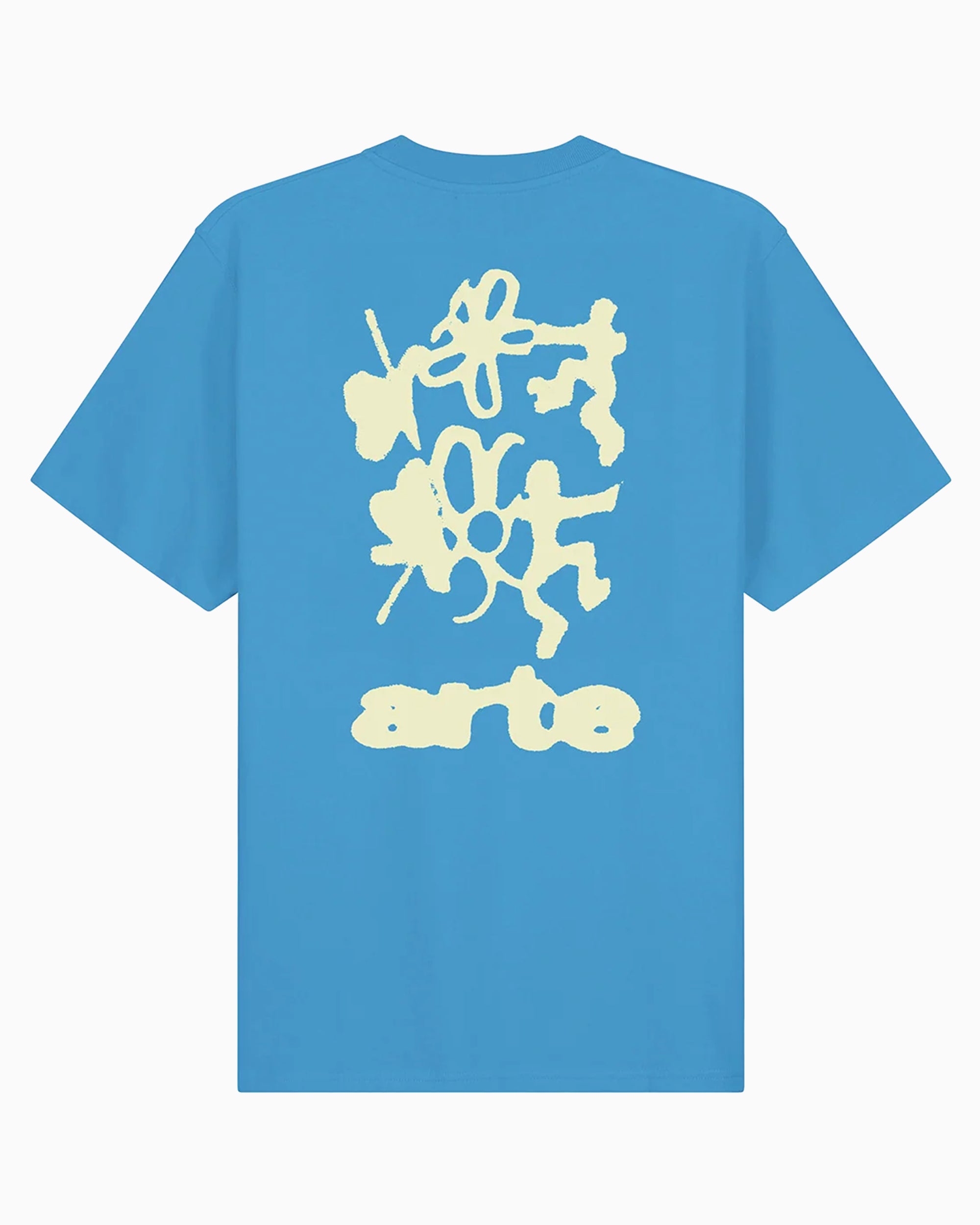 T-Shirts Arte Antwerp Blurry Back Graphic Relaxed Men's T-Shirt - SS26-101T-Blue