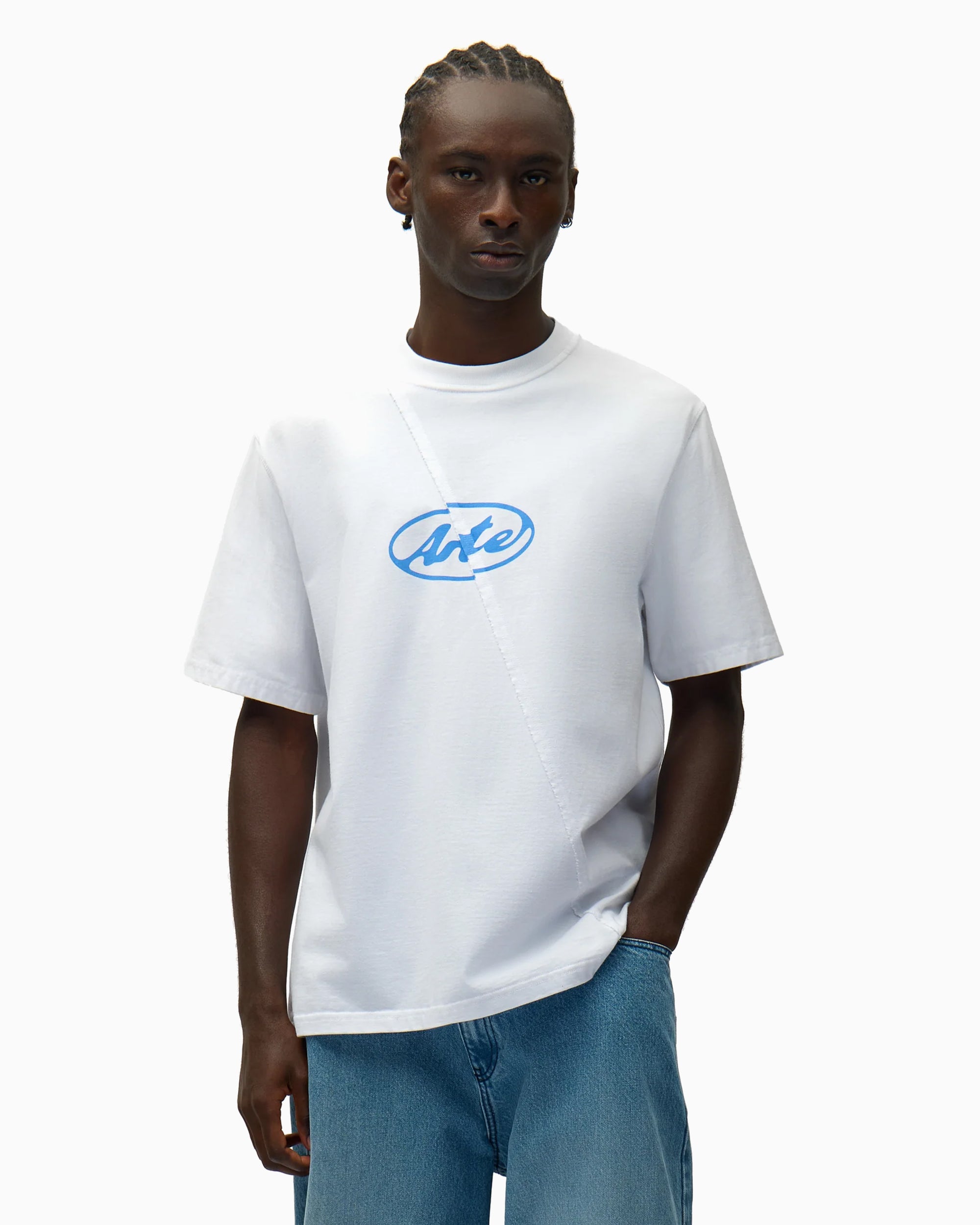 T-Shirts Arte Antwerp Circle Logo Relaxed Men's T-Shirt - SS26-107T-White