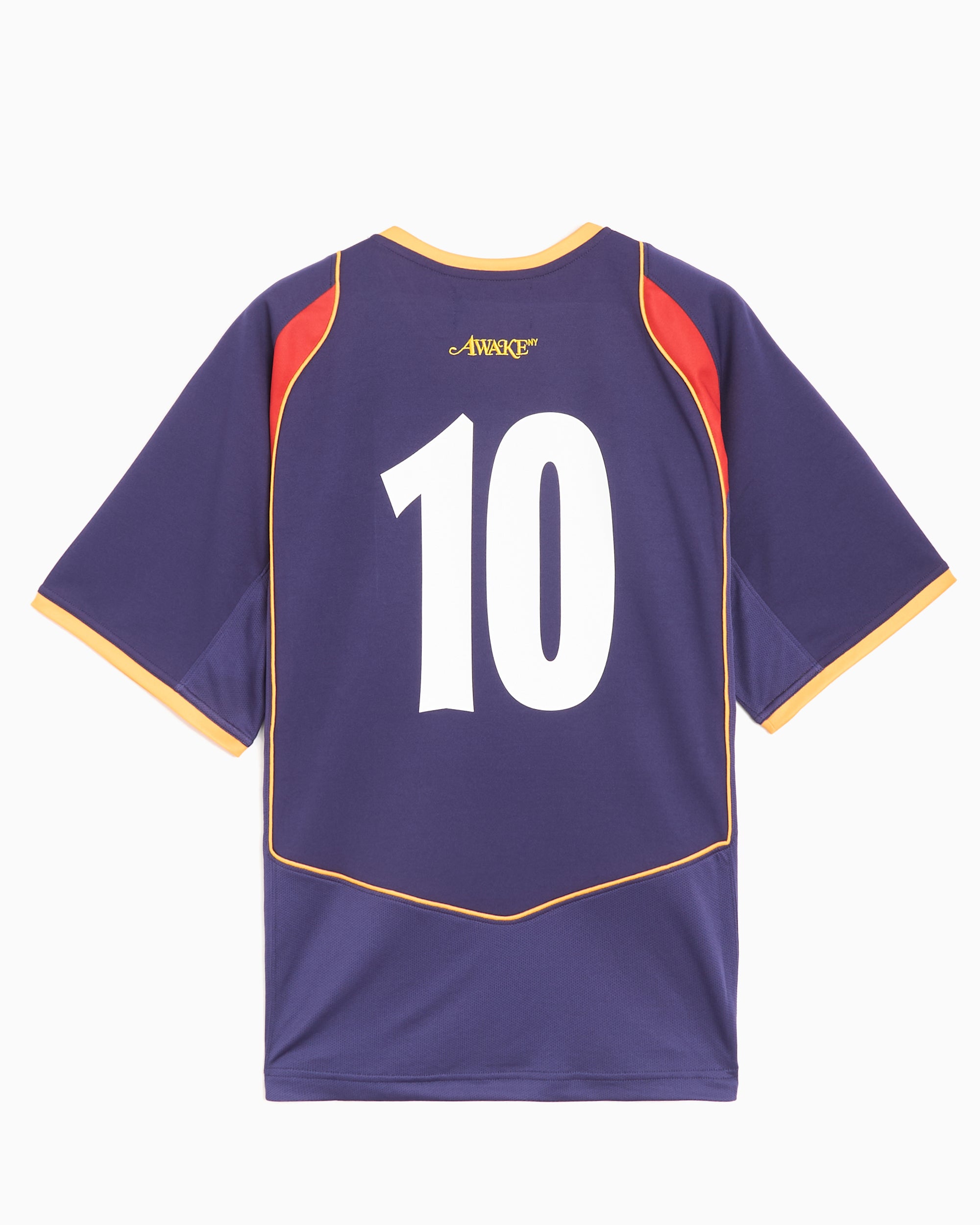 T-Shirts Awake NY Unisphere Warm Up Graphic Relaxed Men's Jersey T-Shirt - AWK-SP26-TP009-BLU